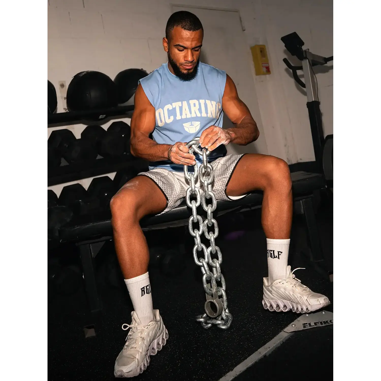 RINGLIFE Tank Top, Octaring, light blue, XXL