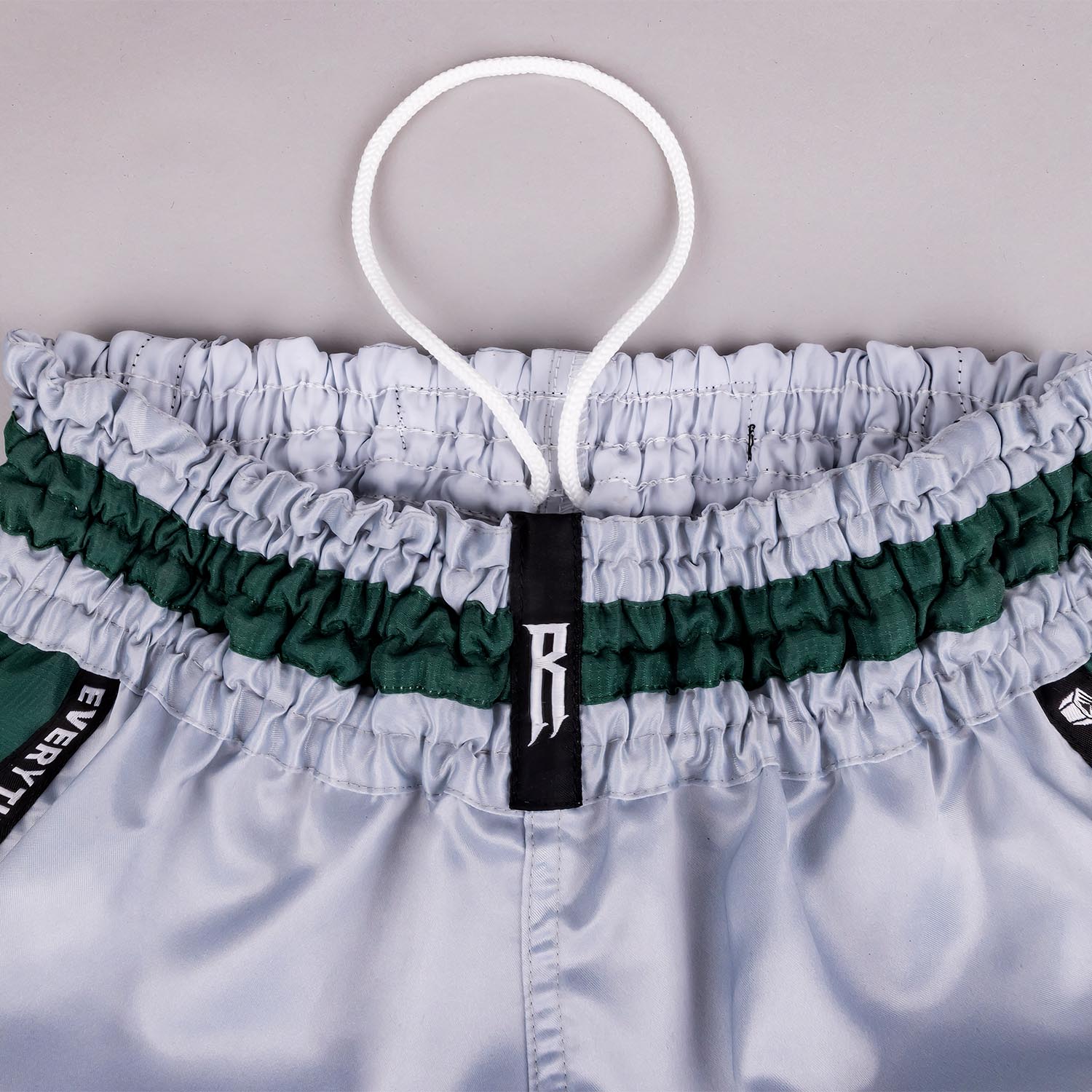 RINGLIFE Muay Thai Shorts, Vanguard, silver-green, S