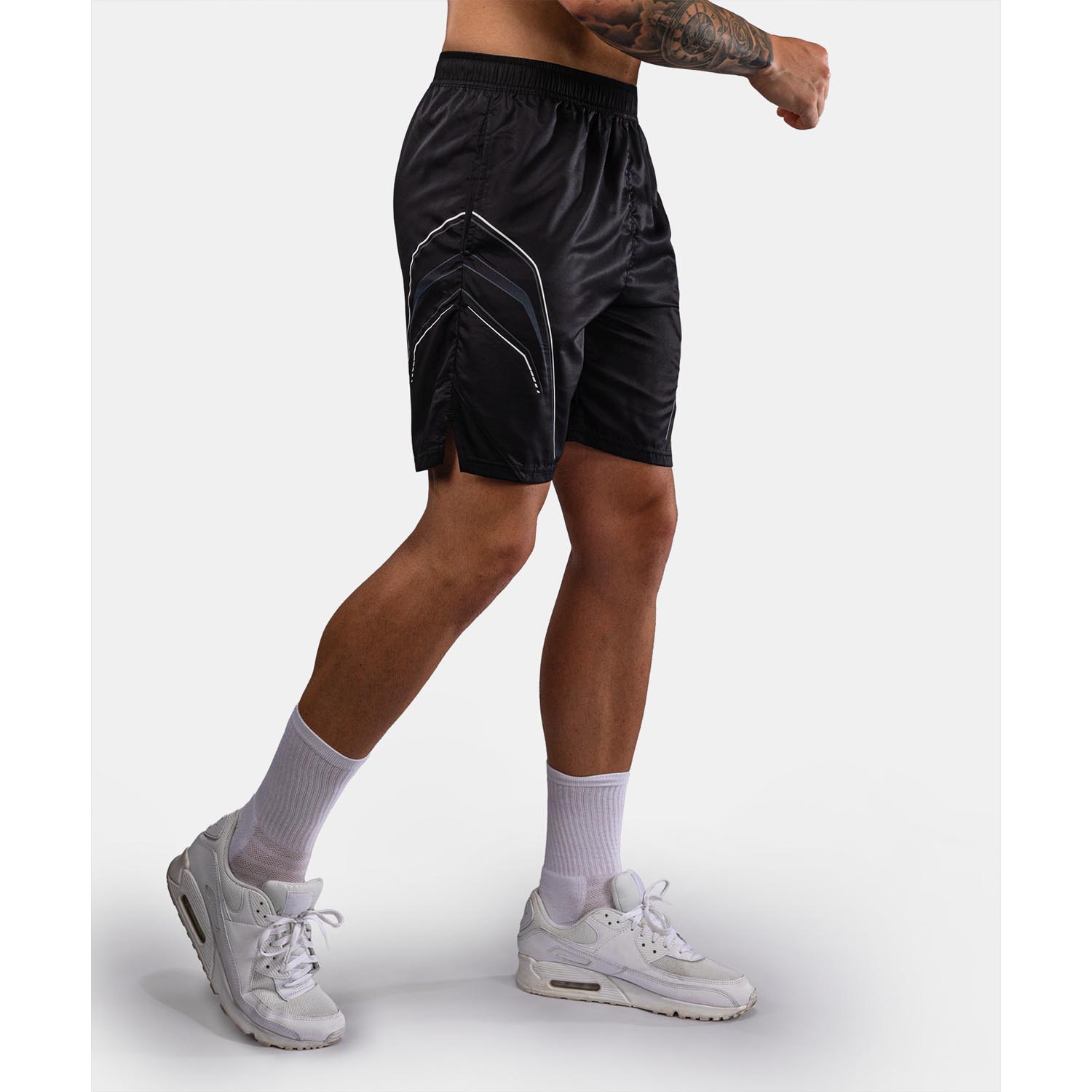 VENUM Training Shorts, Streamline, black-white, S
