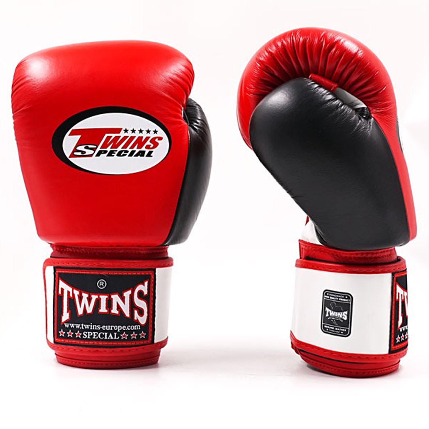 TWINS Special Boxing Gloves, BGVL-3 AIR, red-black-white, 16 Oz