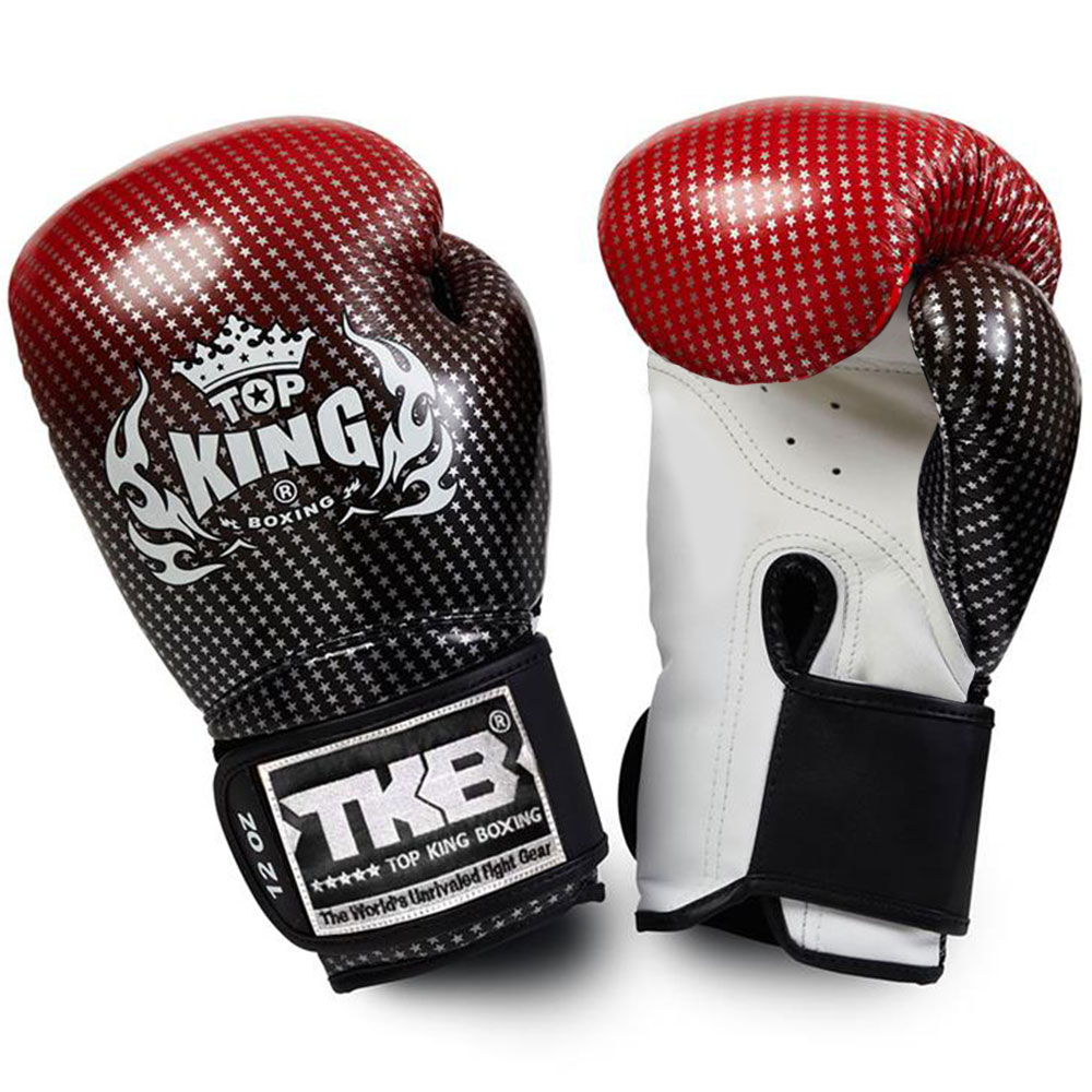 TOP KING BOXING Boxhandschuhe, Super Star, rot
