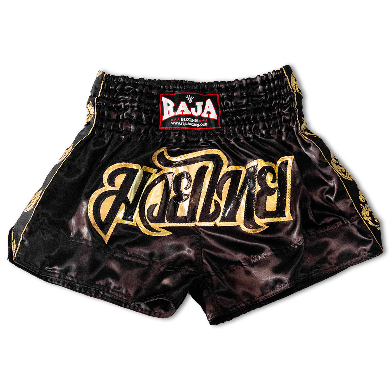RAJA Boxing Muay Thai Shorts, Lai Thai, schwarz, XXL