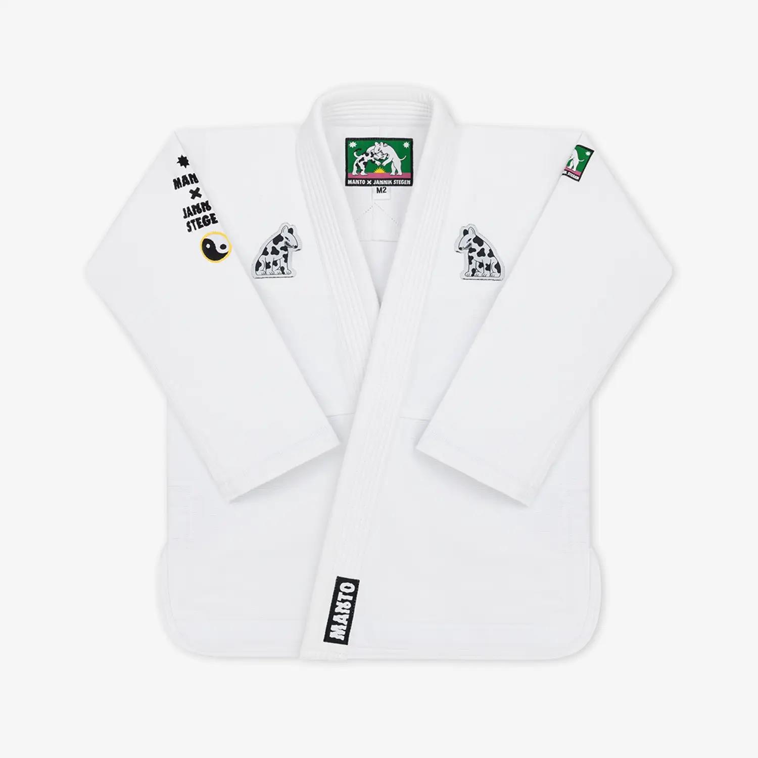 MANTO BJJ GI, Kids, Dogs, white, M4