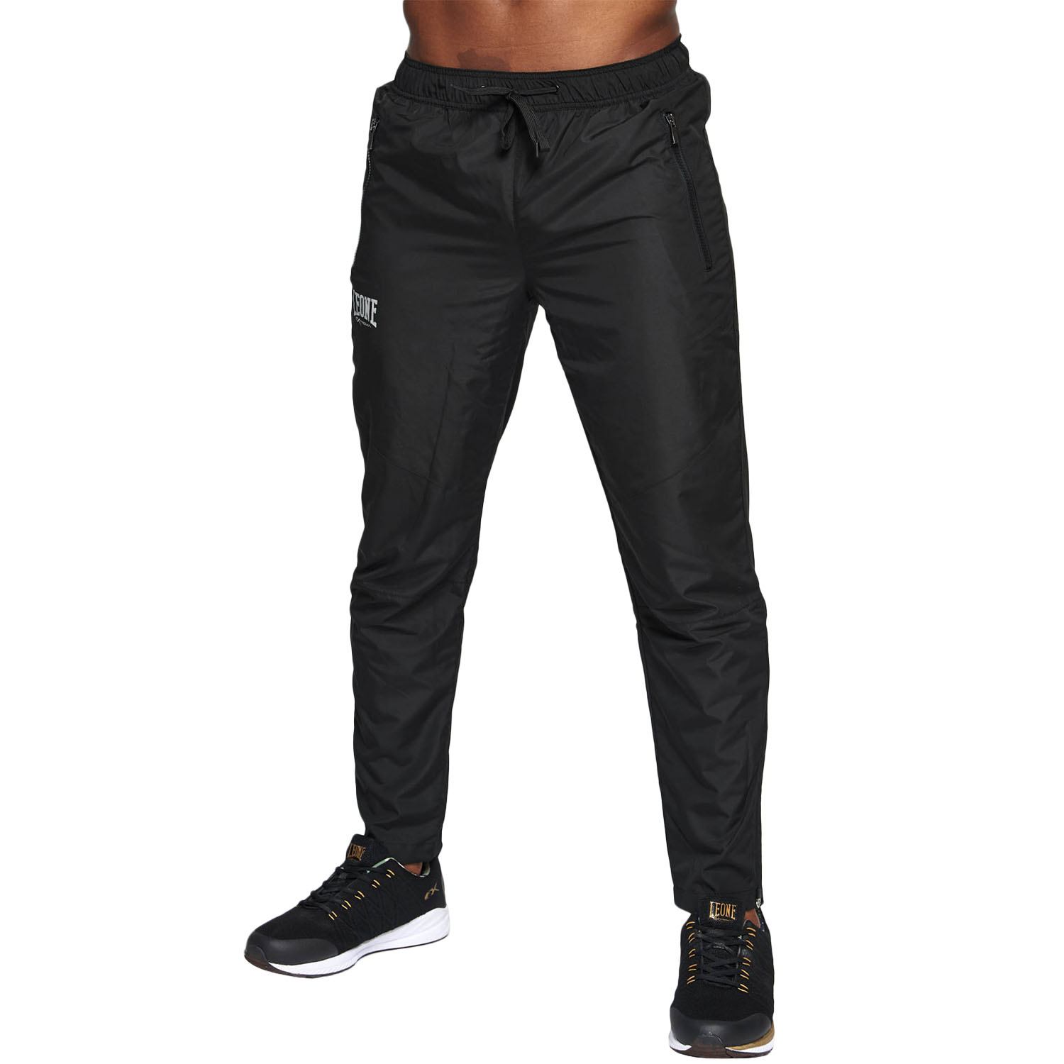 LEONE Jogging Pants, Logo, black, XXL