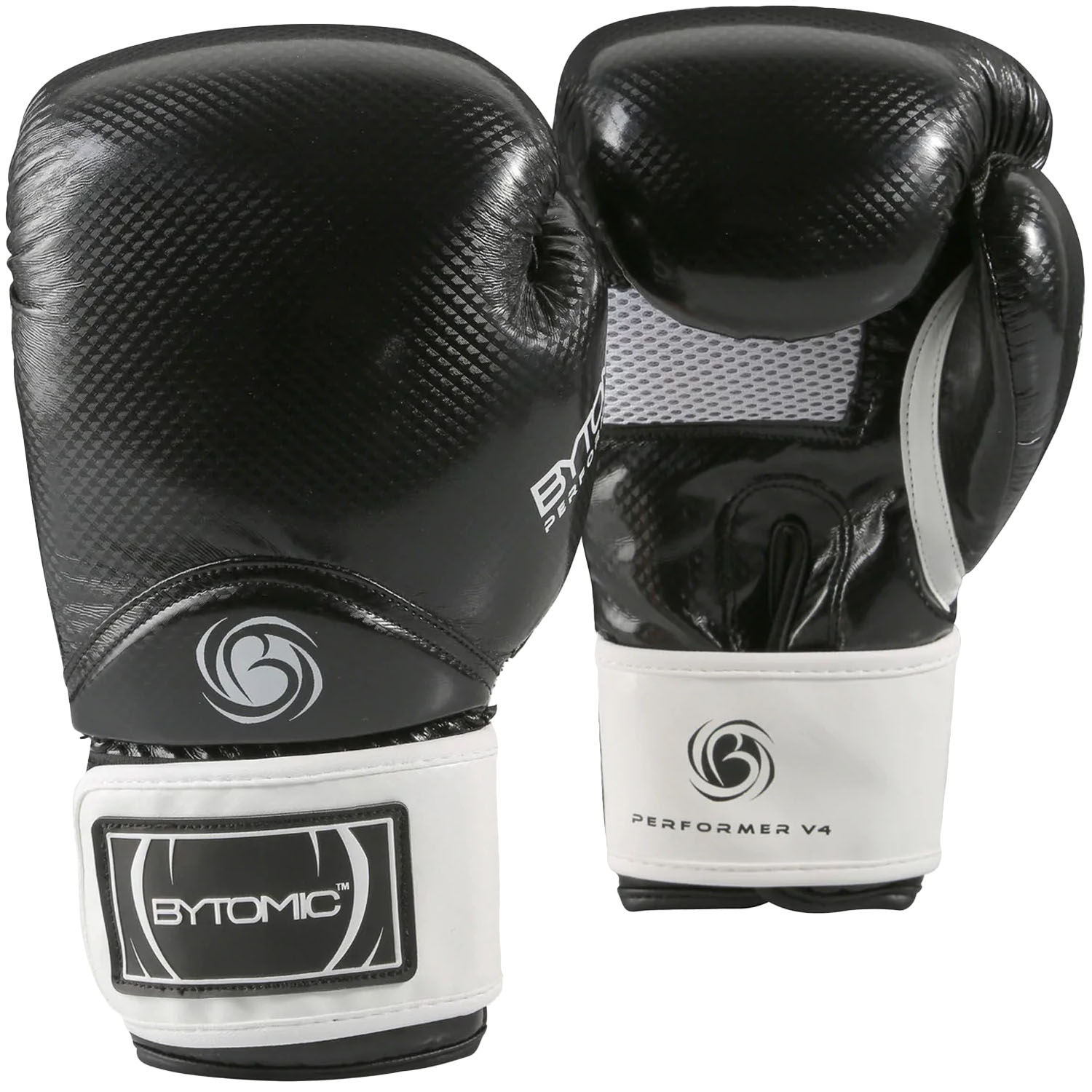 Bytomic Boxing Gloves, Performer, V4, black-white, 10 Oz