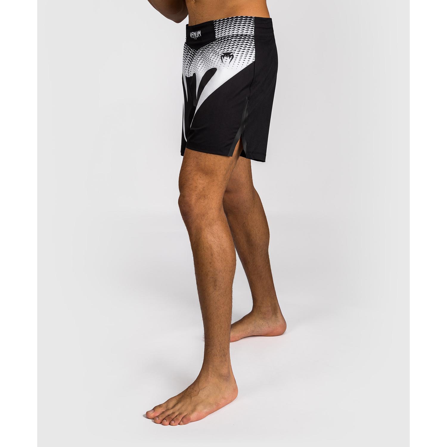 VENUM MMA Fight Shorts, No Gi, black-white, S