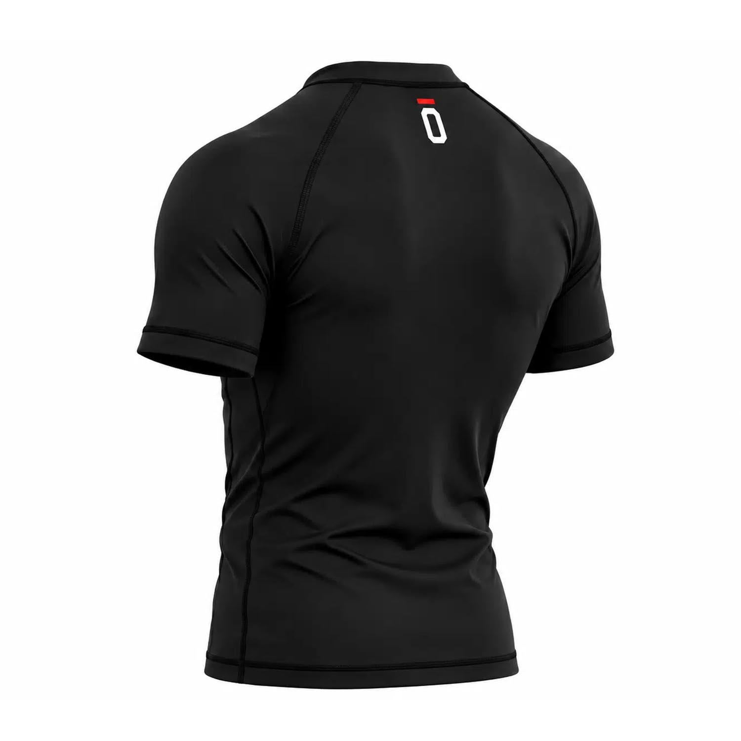 OKAMI Rashguard, S/S, Kuro, black, M