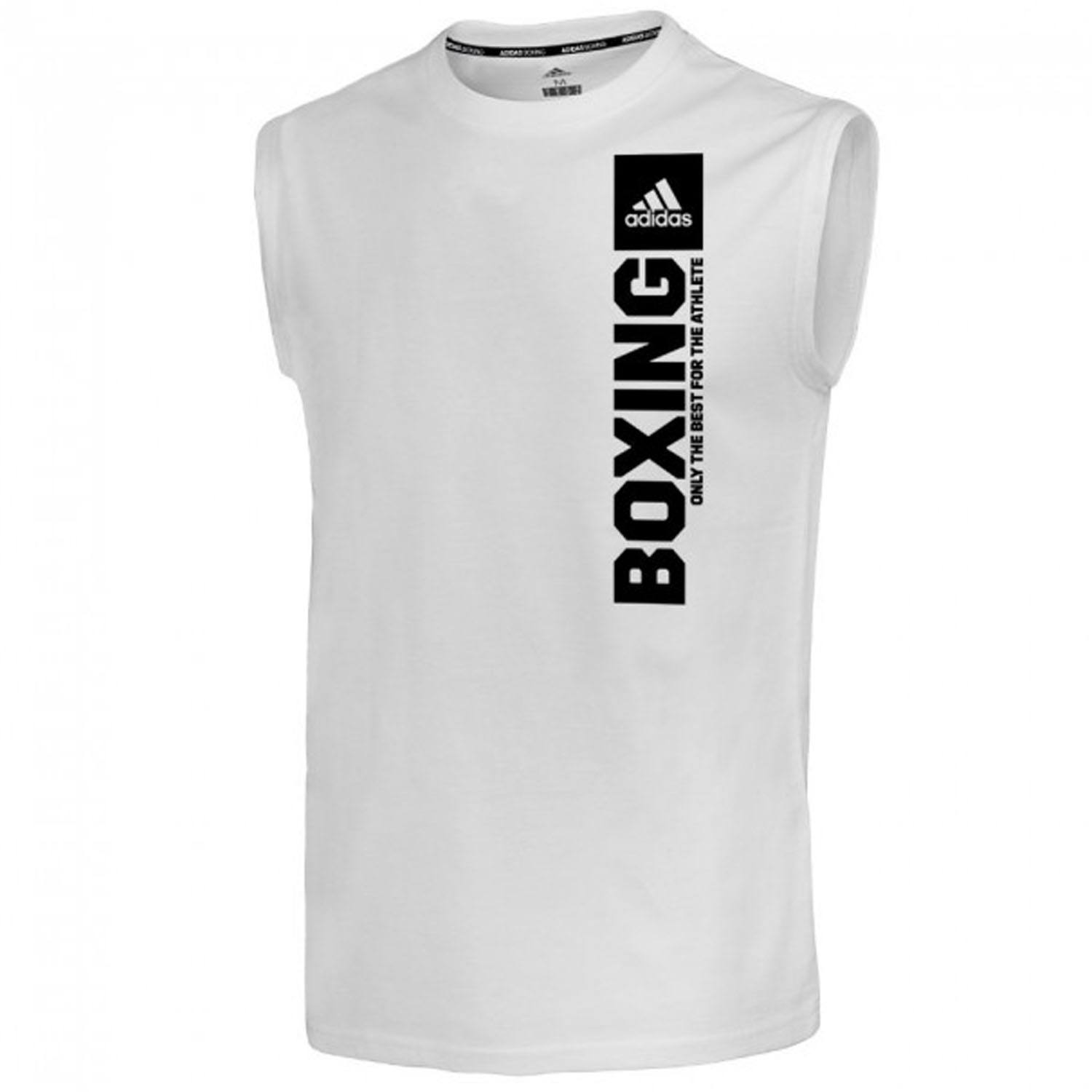 adidas Sleeveless T-Shirt, Community Vertical Boxing, white, XXL