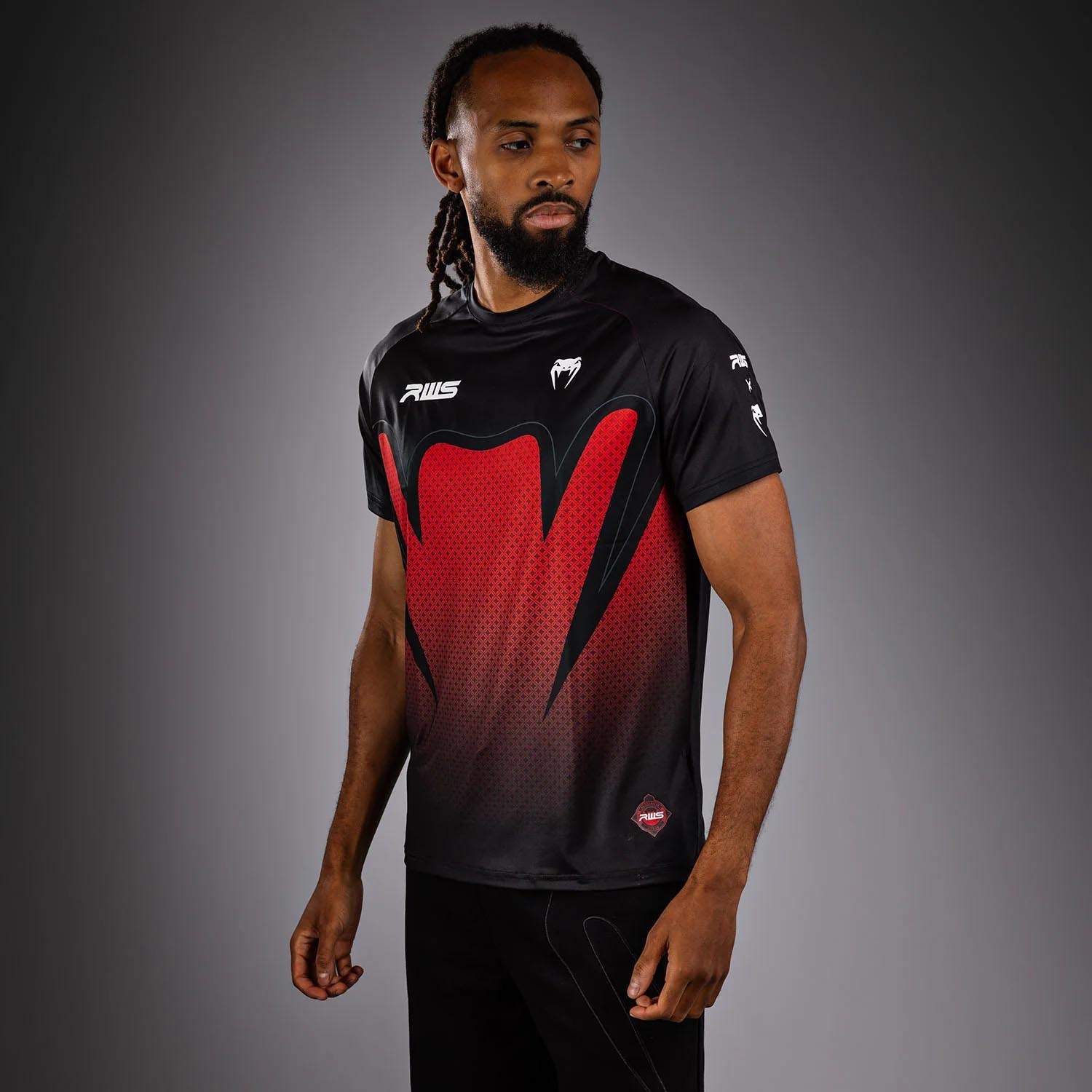 VENUM Dry Tech T-Shirt, RWS 2.0, black-red, XXL
