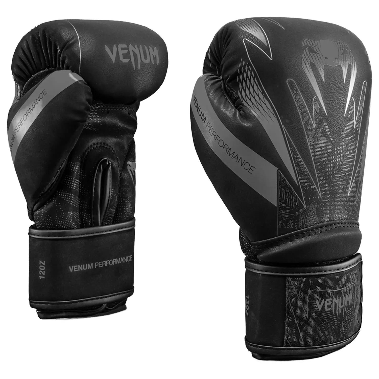 VENUM Boxing Gloves, Impact, Amazonia Reborn, black-grey, 16 Oz