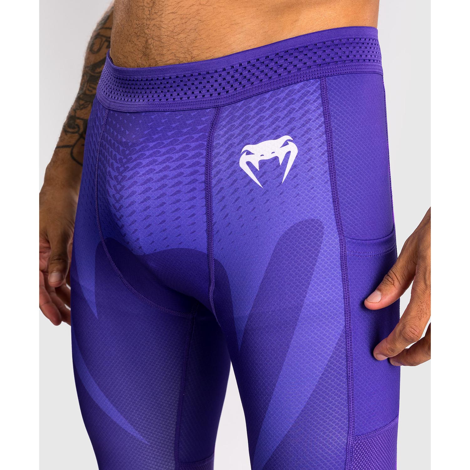 VENUM Compression Pants, No Gi, purple, L