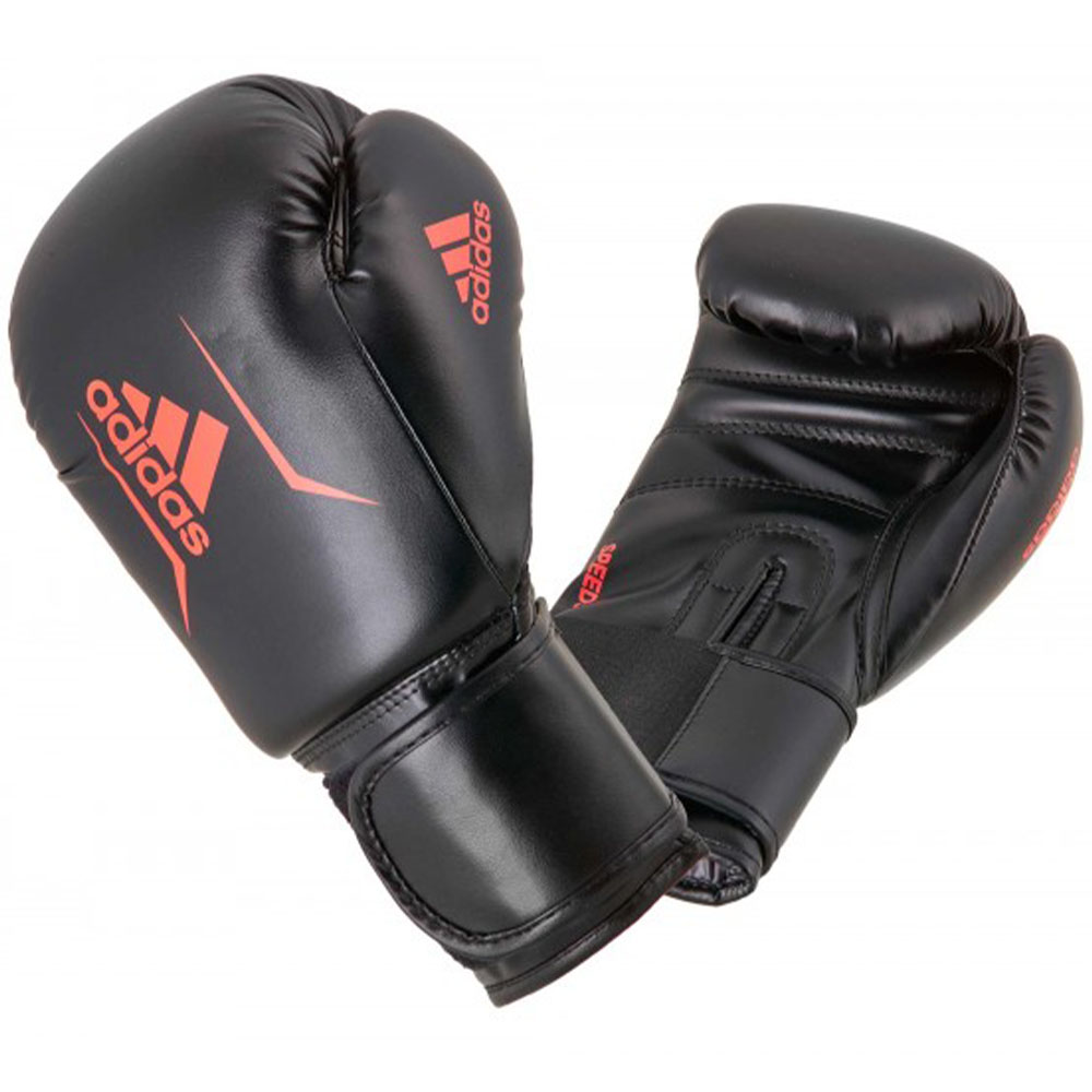 adidas Boxing Gloves, Speed 50, black-red