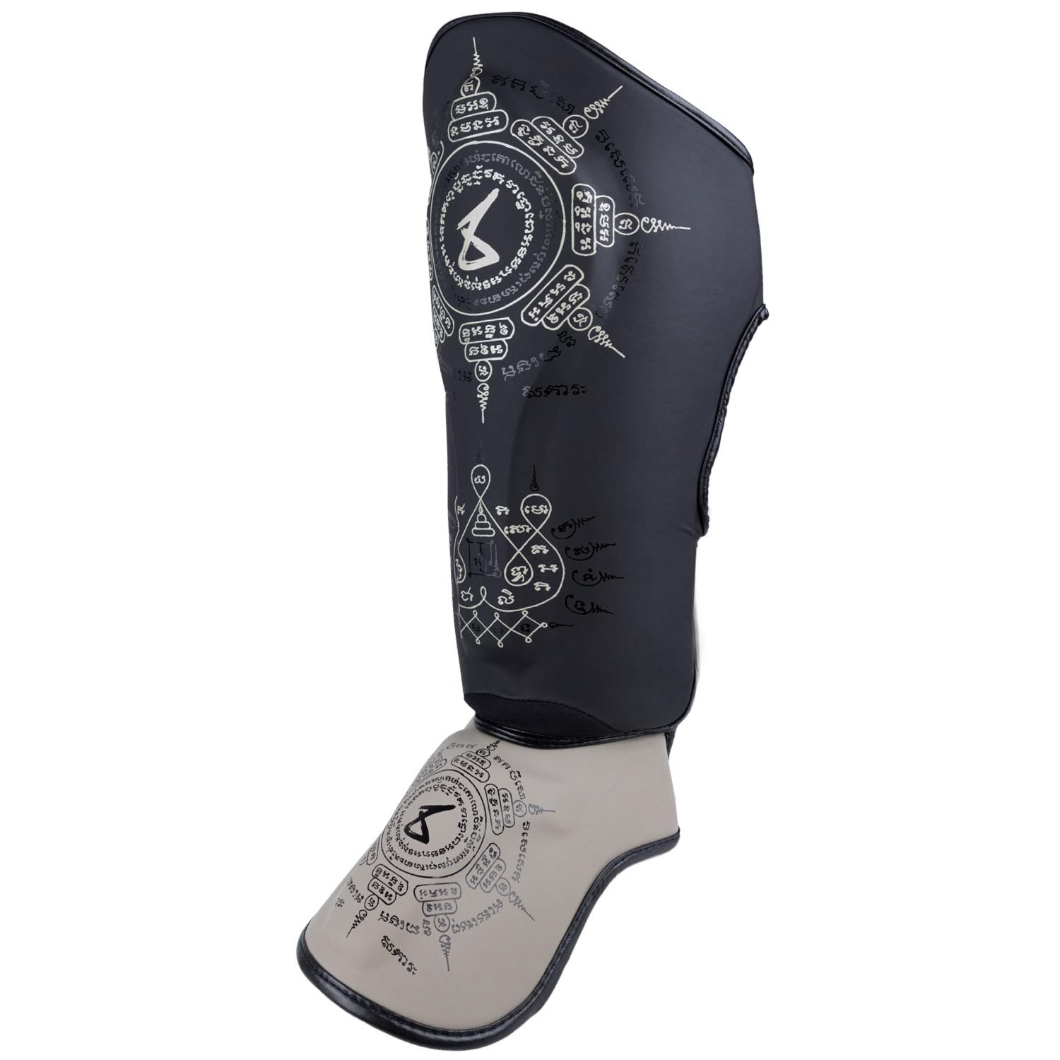8 WEAPONS Shin Guards, 8 Ways Yant, black-sand, M