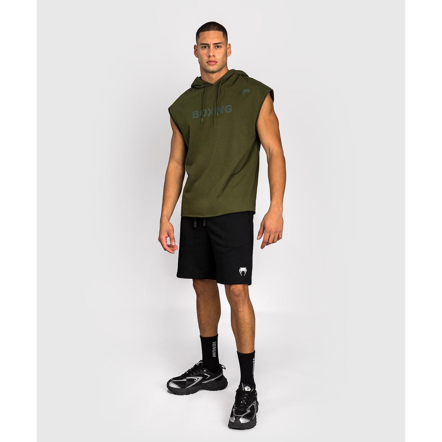 VENUM Hoody, Sleeveless, Boxing VT, khaki, XXL