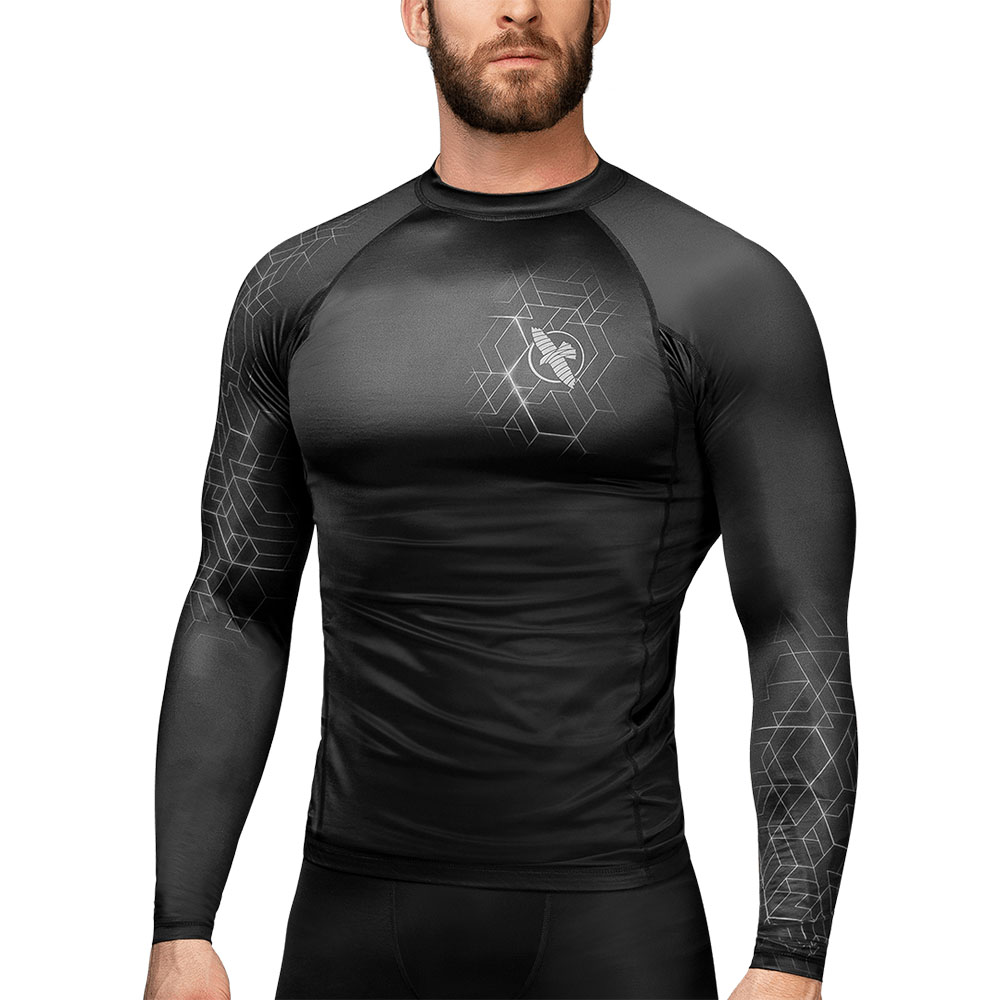 Hayabusa Rashguard, L/S, GEO, grey