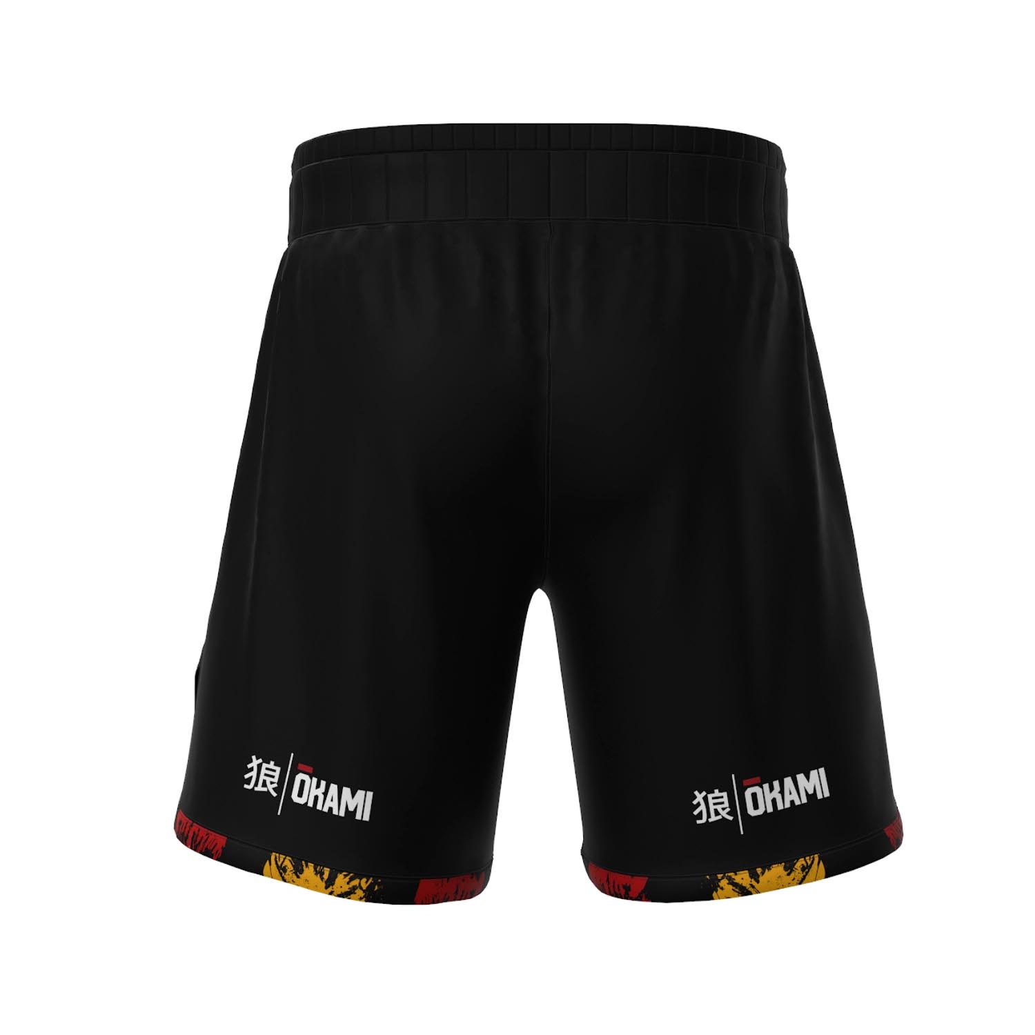 OKAMI MMA Fight Shorts, Team Germany, black-red-gold, XXL
