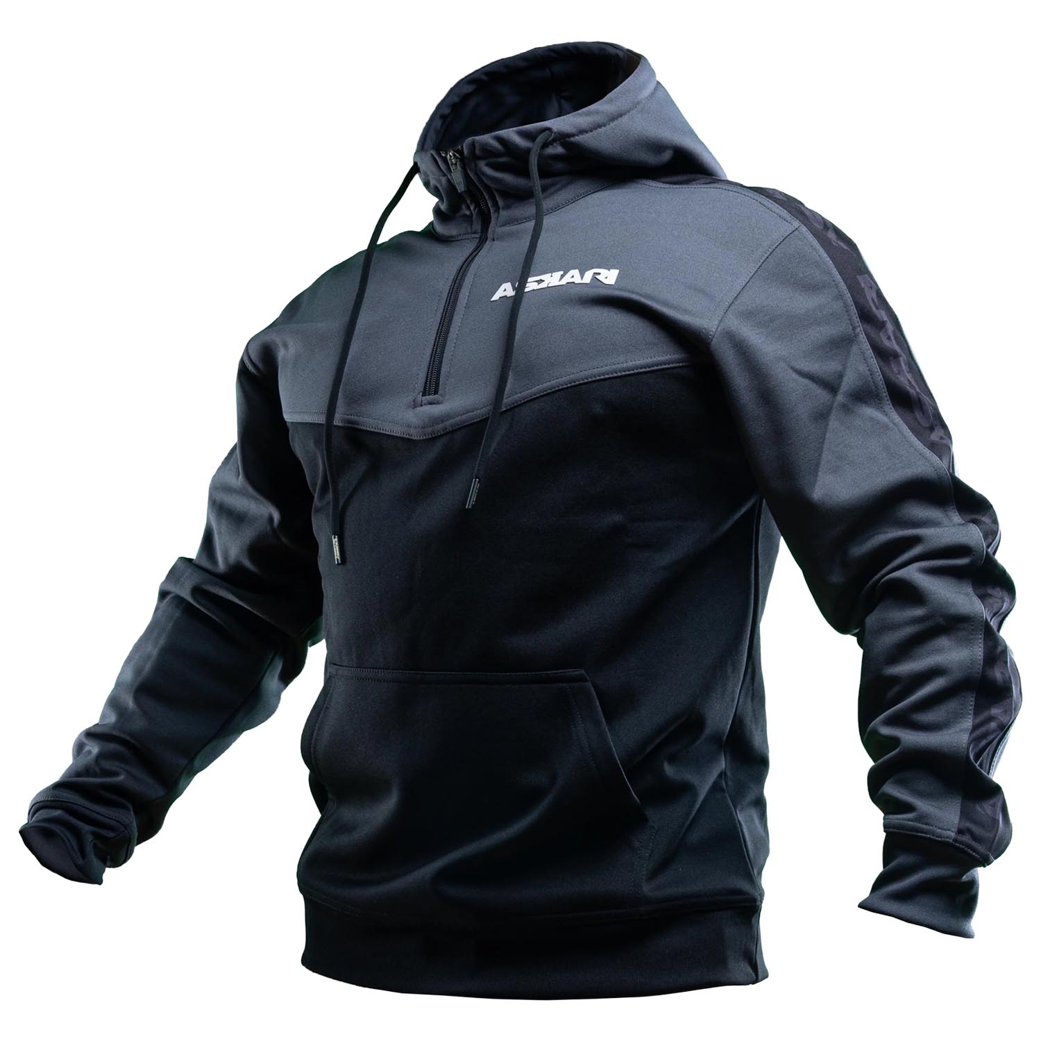 ASKARI Hoody, Scatto, black-grey, S