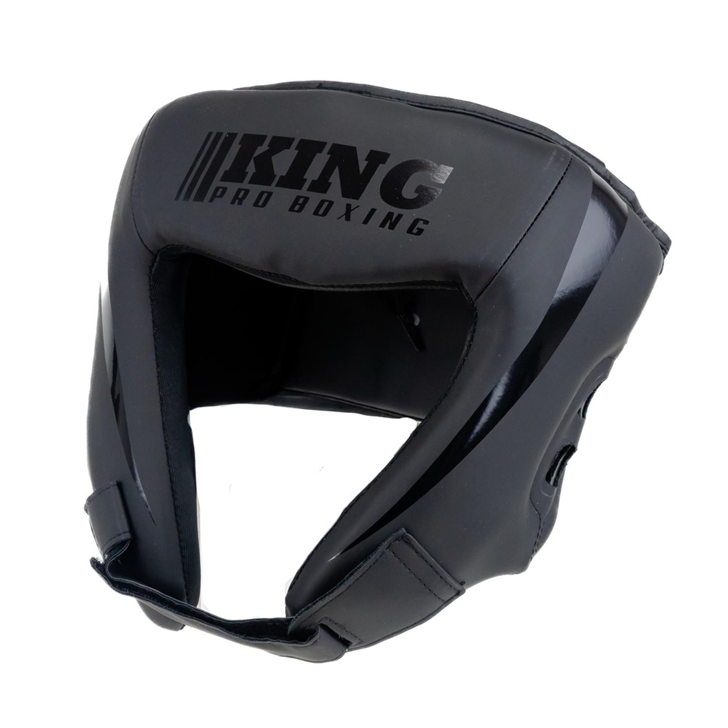KING PRO BOXING Head Guard, Revo 1, black-black, M