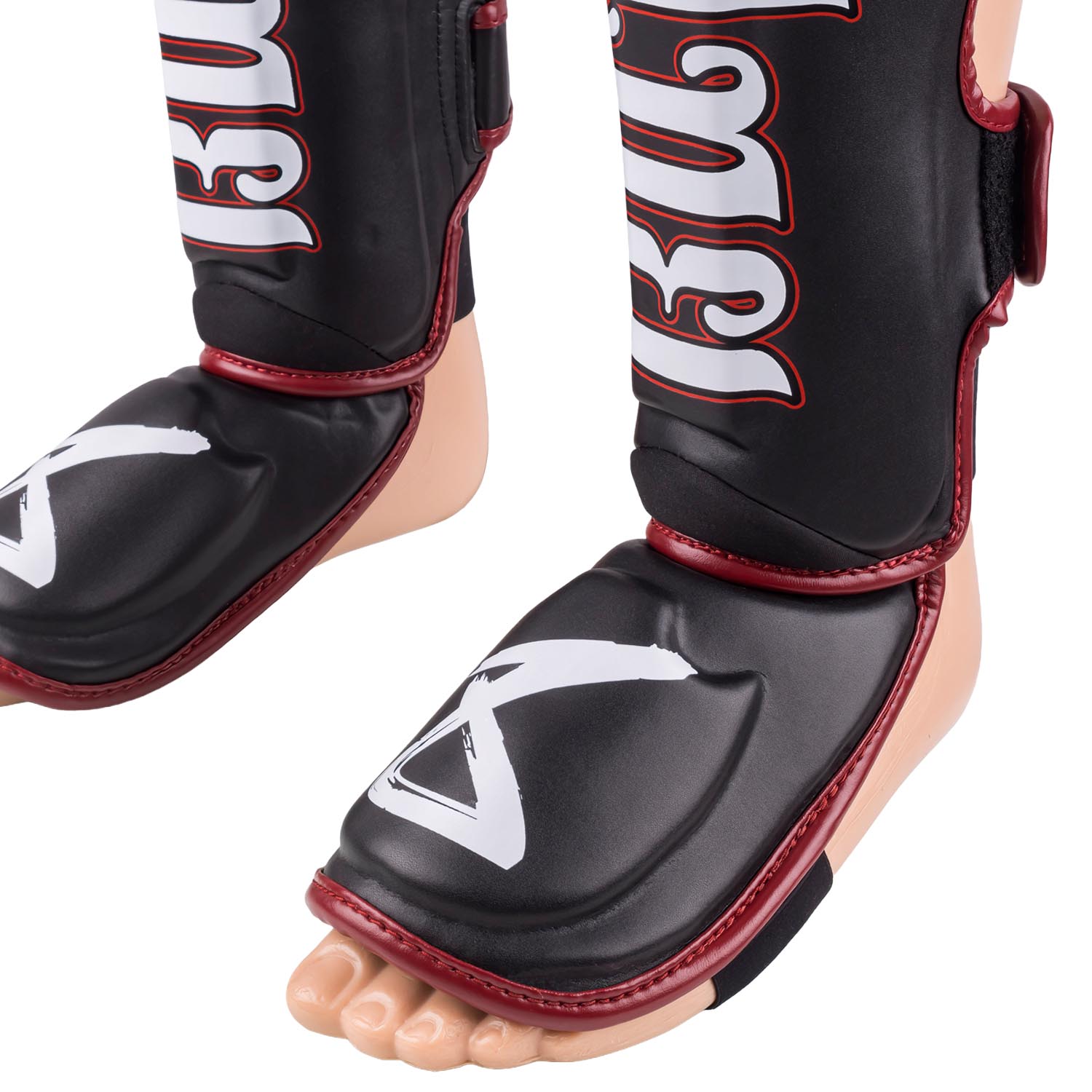 8 WEAPONS Shin Guards, Bangkok, black-white, M