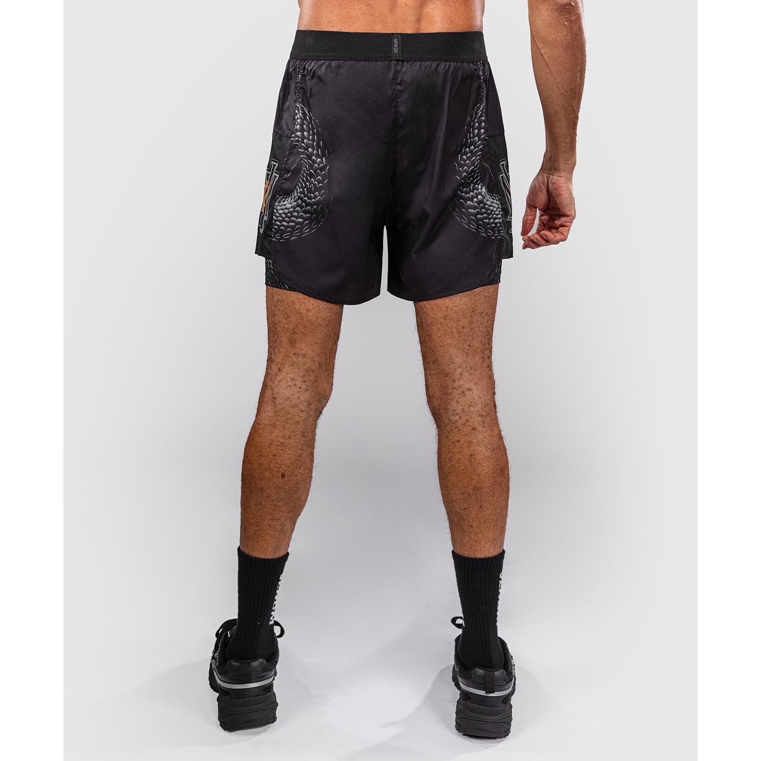VENUM Training Shorts, Matupa, black-grey-gold, L