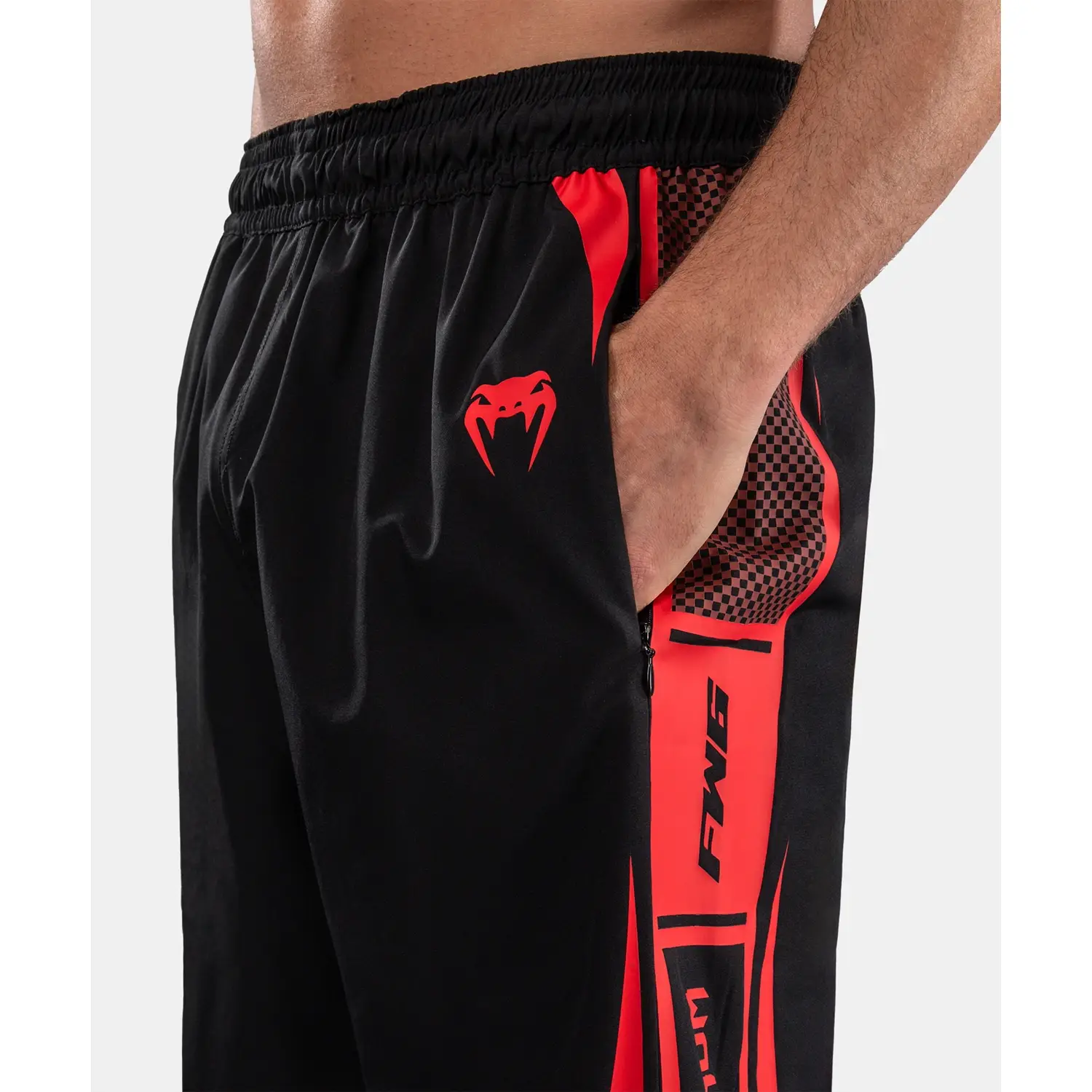 VENUM Training Shorts, UFC Unity, black-red, S