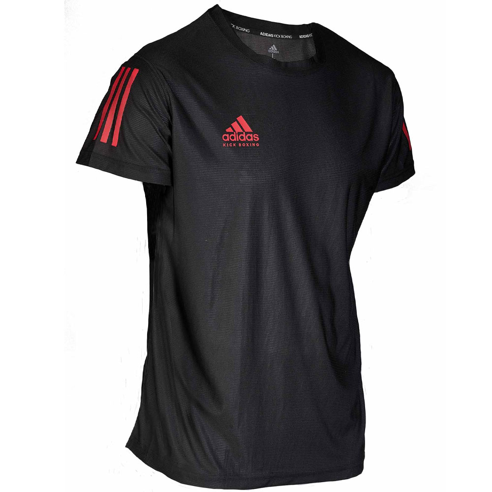 adidas T-Shirt, Kickboxing, Basic, schwarz-rot