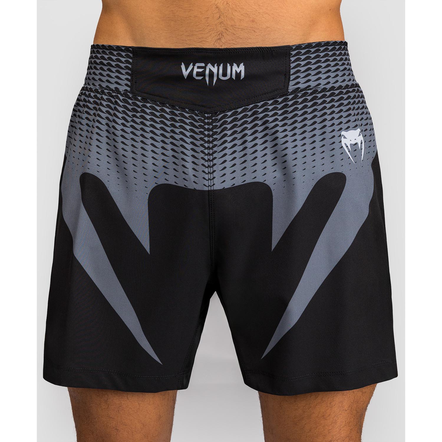 VENUM MMA Fight Shorts, No Gi, black-silver, XXL