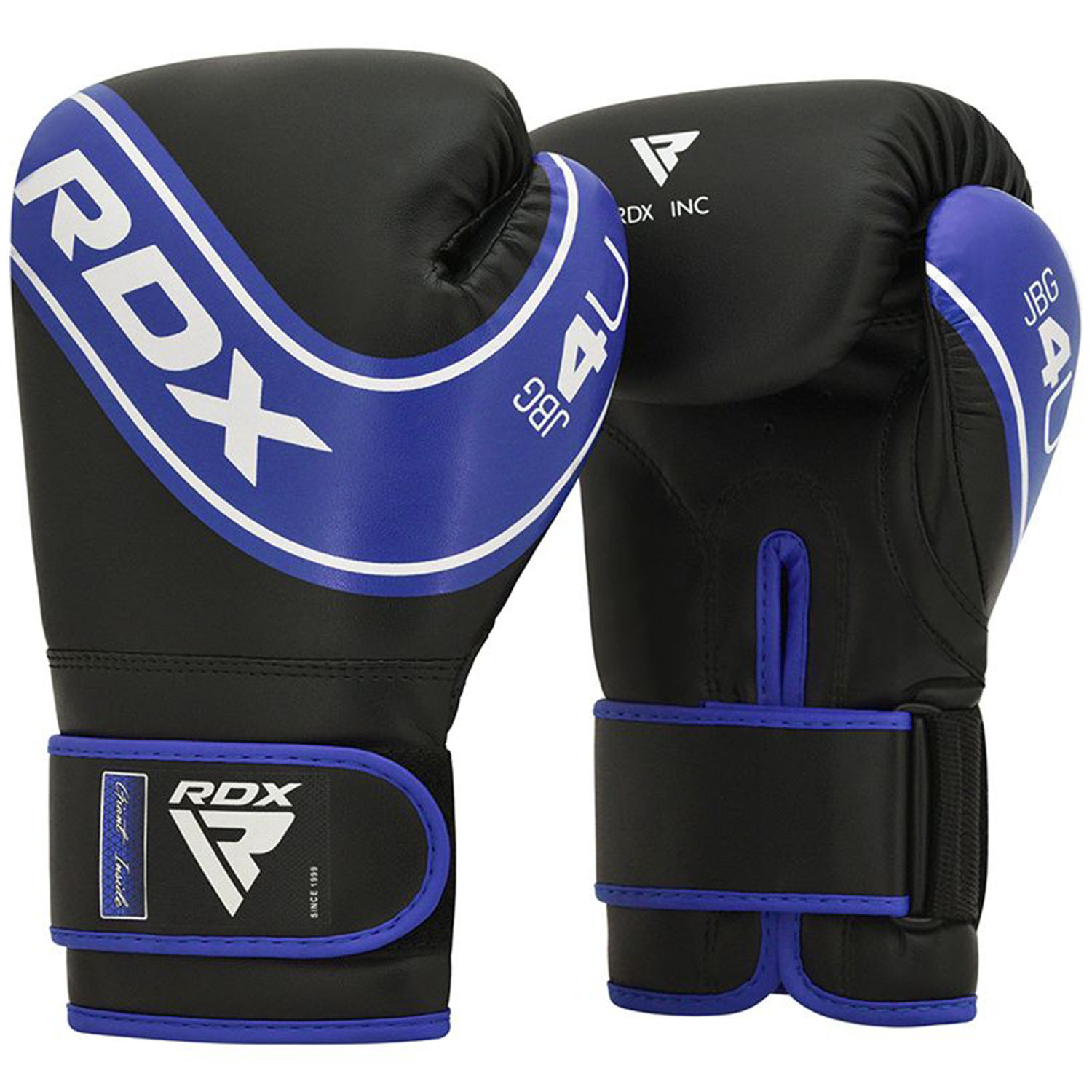 RDX Boxhandschuhe, Kinder, 4B, schwarz-blau, 4 Oz