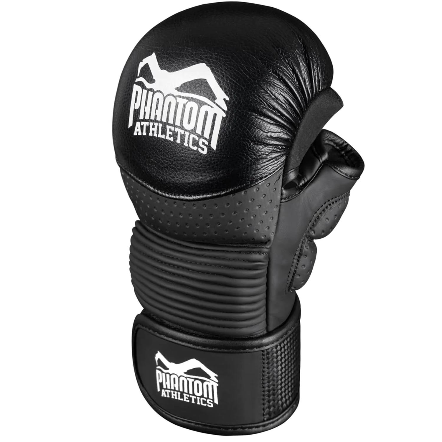 Phantom Athletics MMA Boxing Gloves, Riot Pro, black, S/M | Boxing Gloves