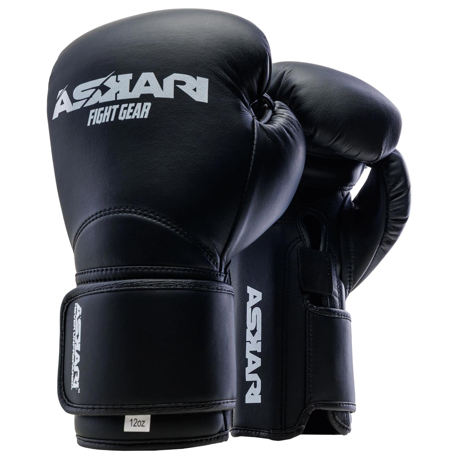 ASKARI Boxing Gloves, Aero, black-white, 12 Oz