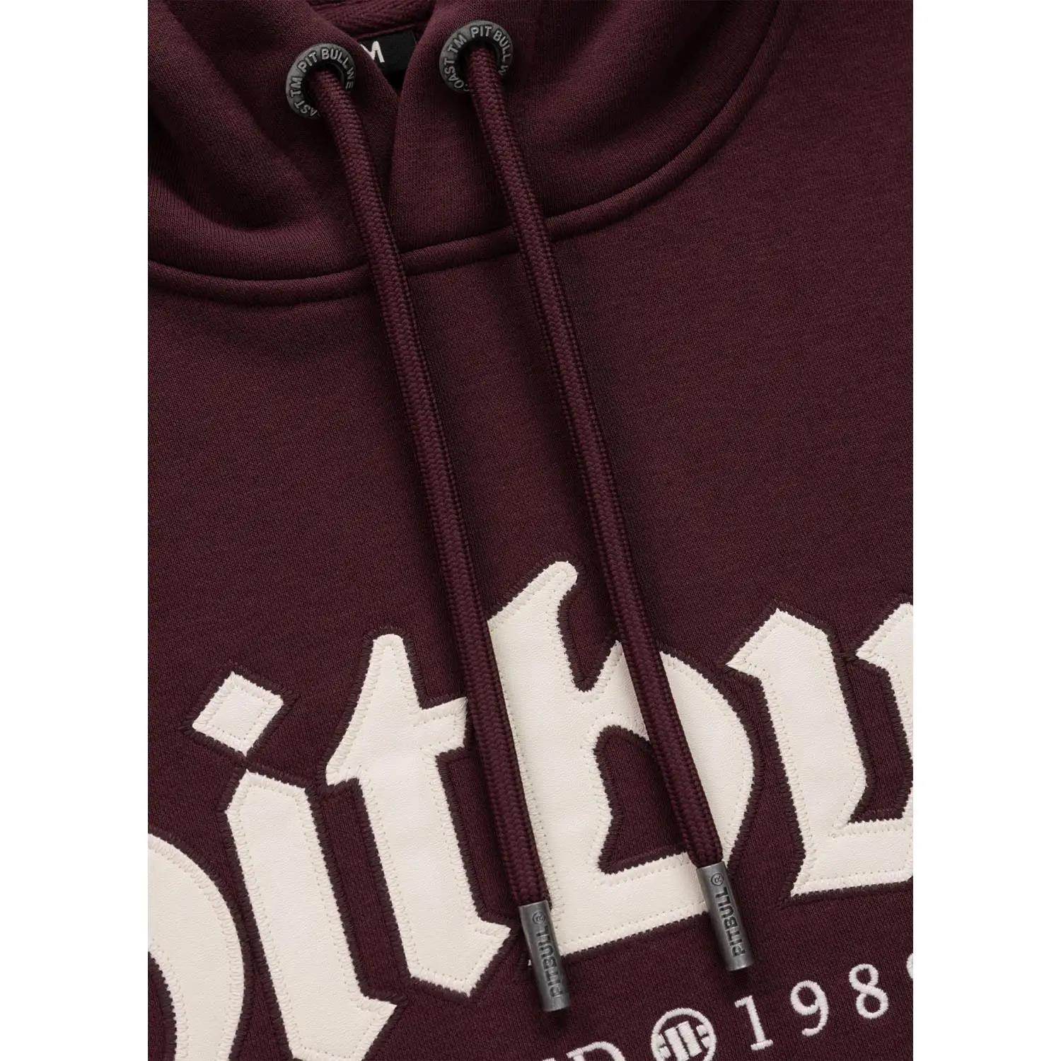 Pit Bull West Coast Hoody, Taylor, winered, XXL