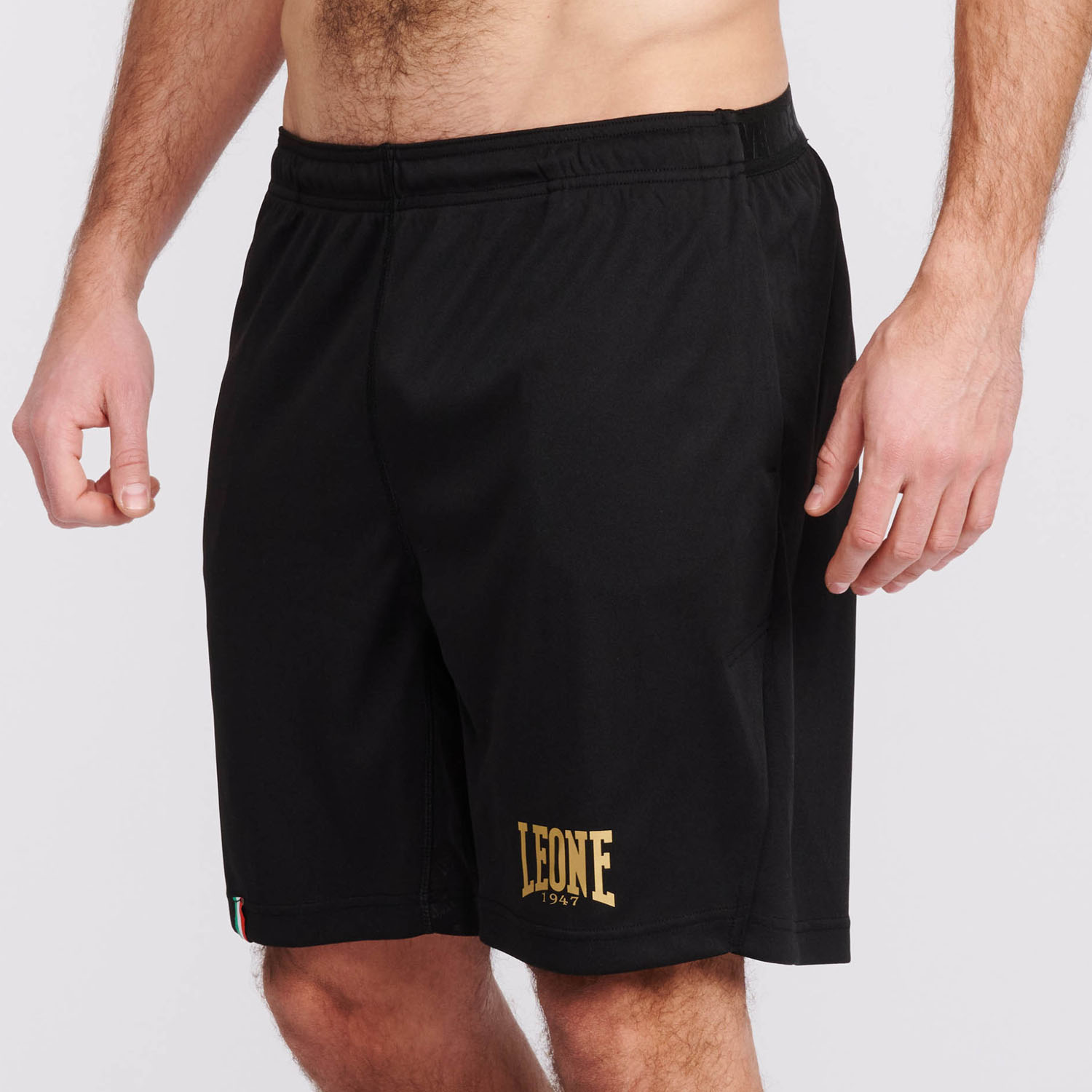 LEONE Fitness Shorts, DNA, black-gold, S
