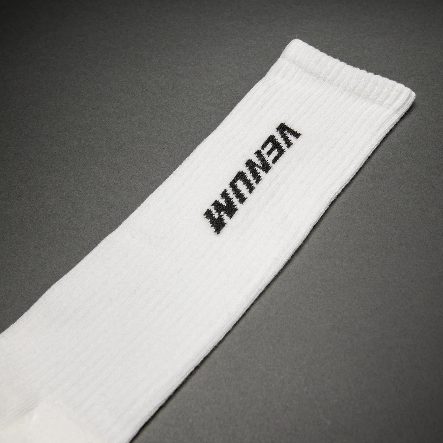 VENUM Socks, Essential, white-black, L
