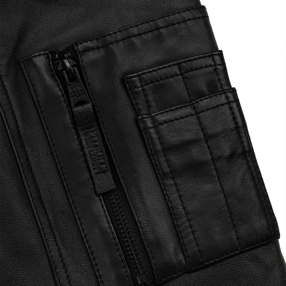 Pit Bull West Coast Jacke, Leather, MA1, black, XXL