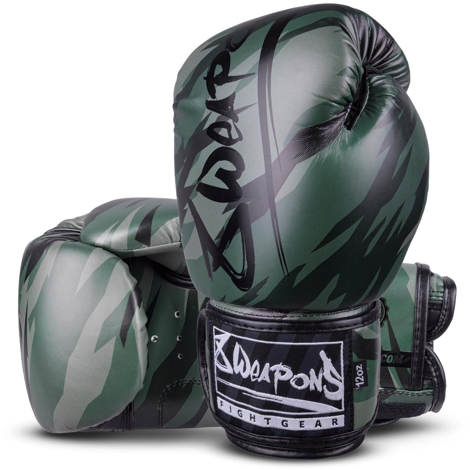 8 WEAPONS Boxing Gloves, Unlimited 2.0, woodland camo, 16 Oz
