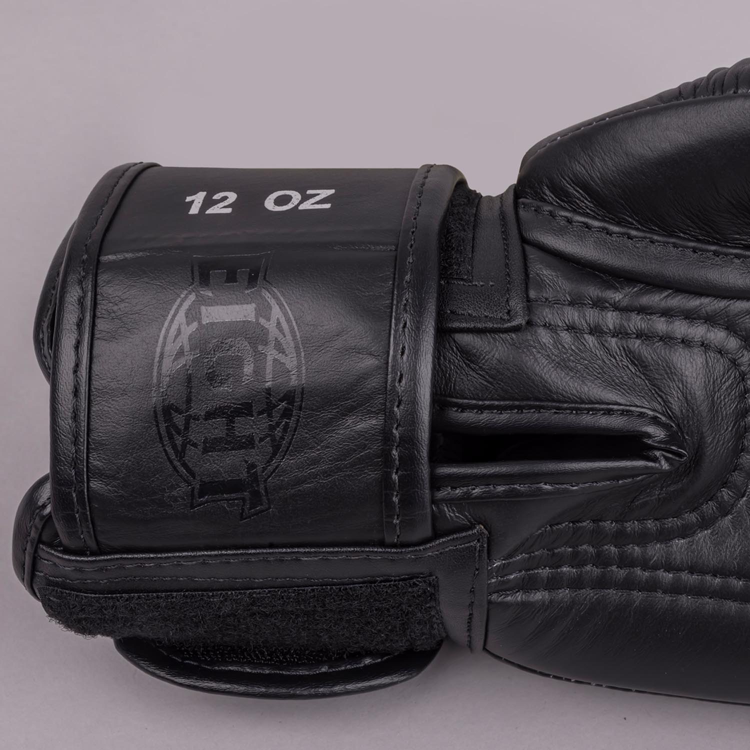 8 WEAPONS Boxing Gloves, Bangkok, black-black, 16 Oz