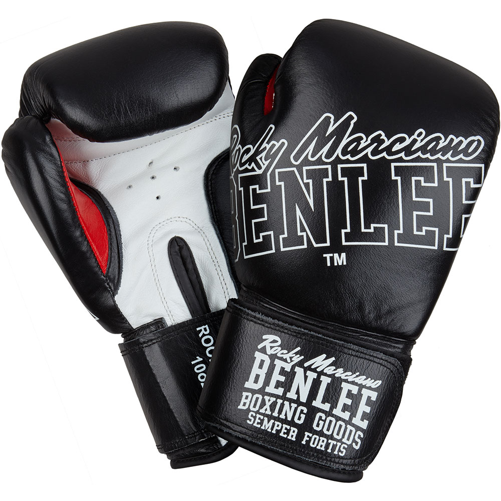 BENLEE Boxhandschuhe, Rockland, schwarz-weiß, 14 Oz