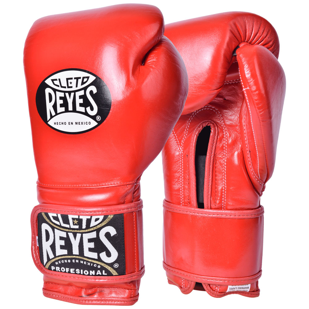 Cleto Reyes Boxhandschuhe, Klett Sparring, rot