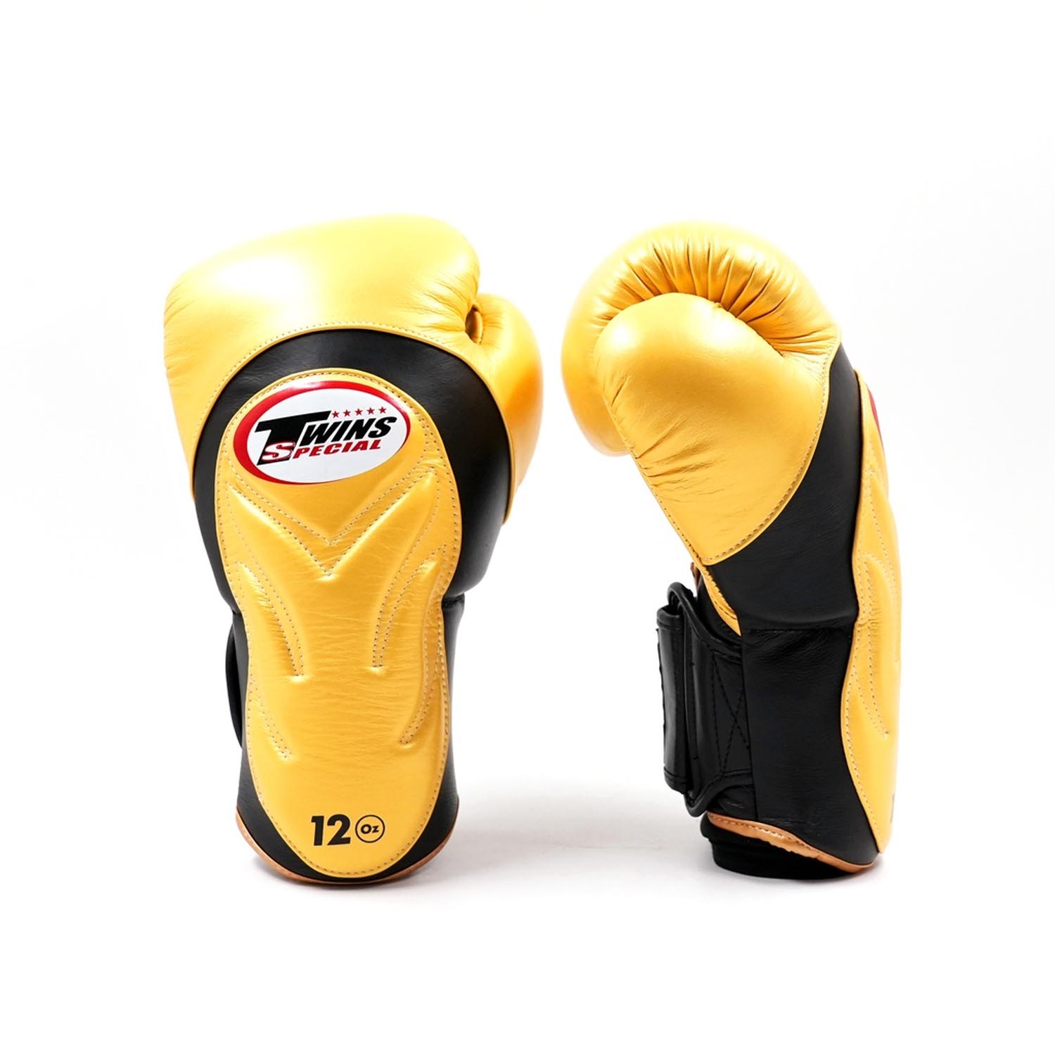 TWINS Special Boxing Gloves, Premium, BGVL-6, black-white