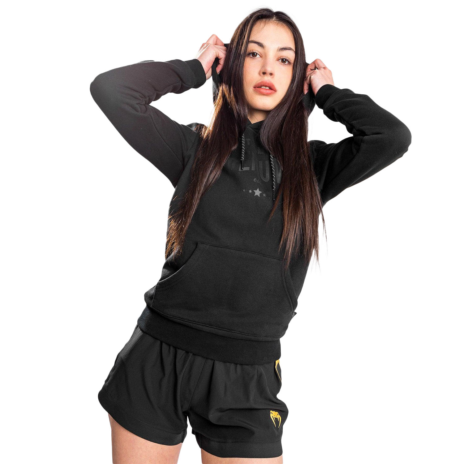 VENUM Hoody, Damen, Team 2.0, schwarz-schwarz, XL