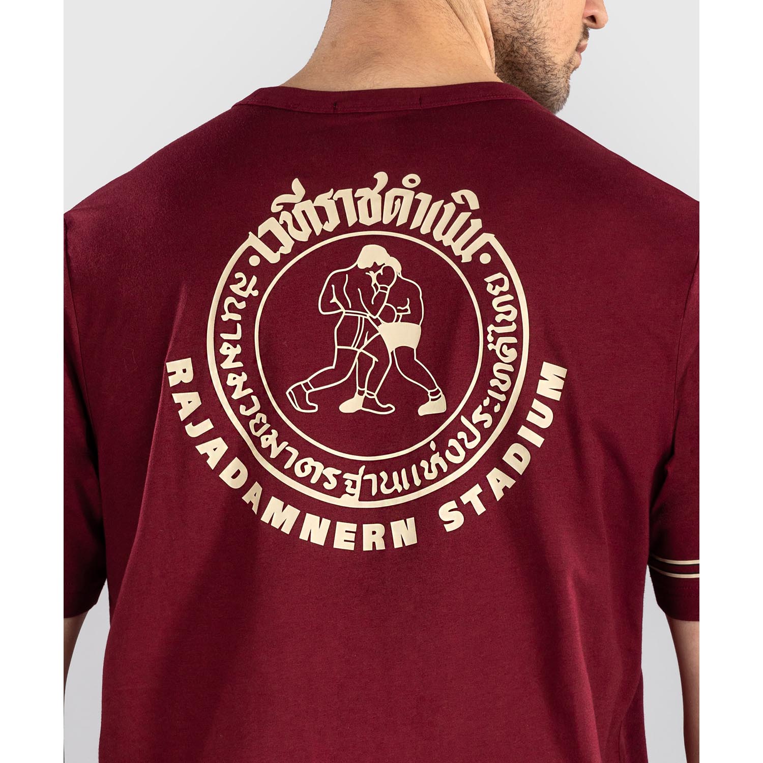 VENUM T-Shirt, Rajadamnern, wine red-gold, XXL