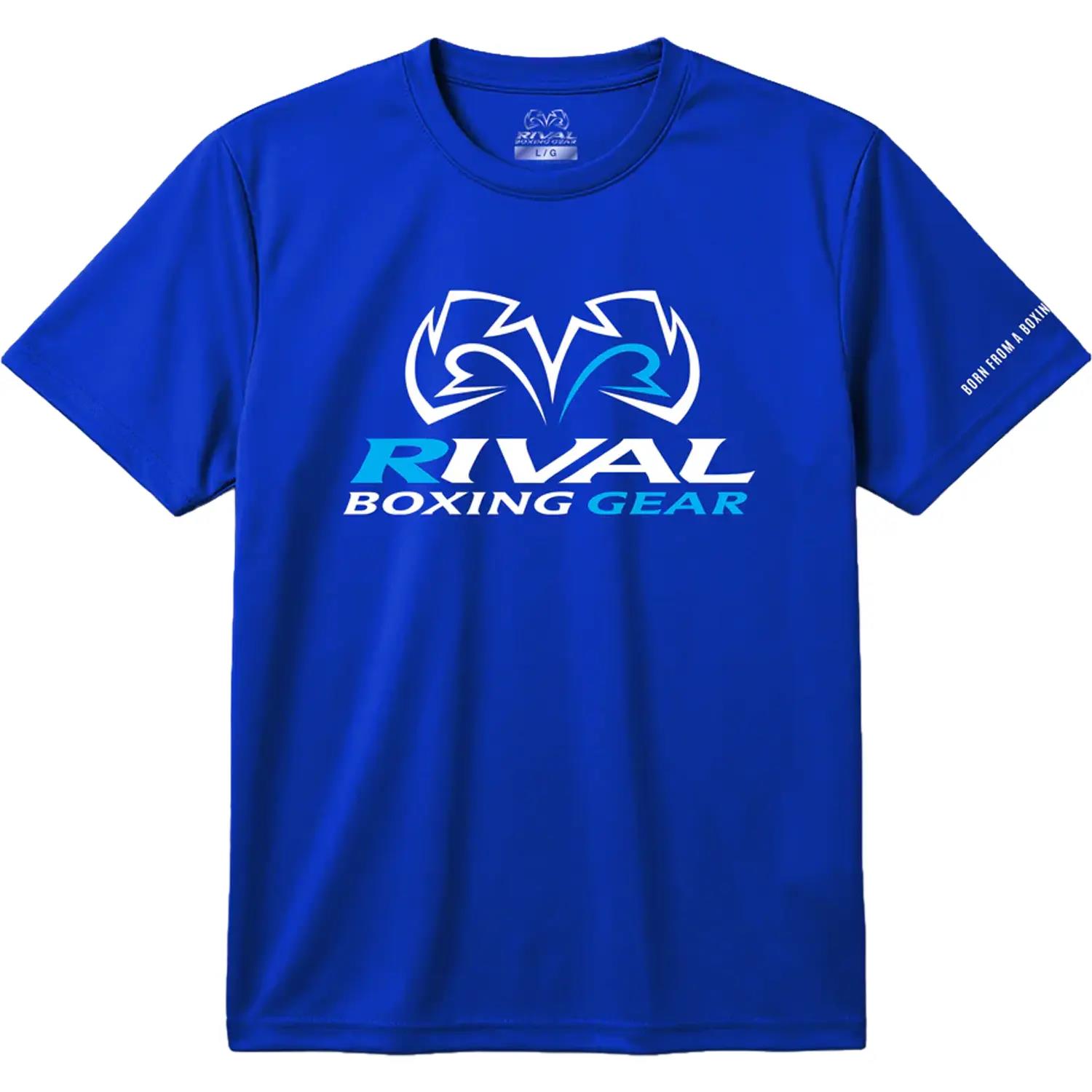 Rival Functional T-Shirt, Corpo Spandex, blue, L