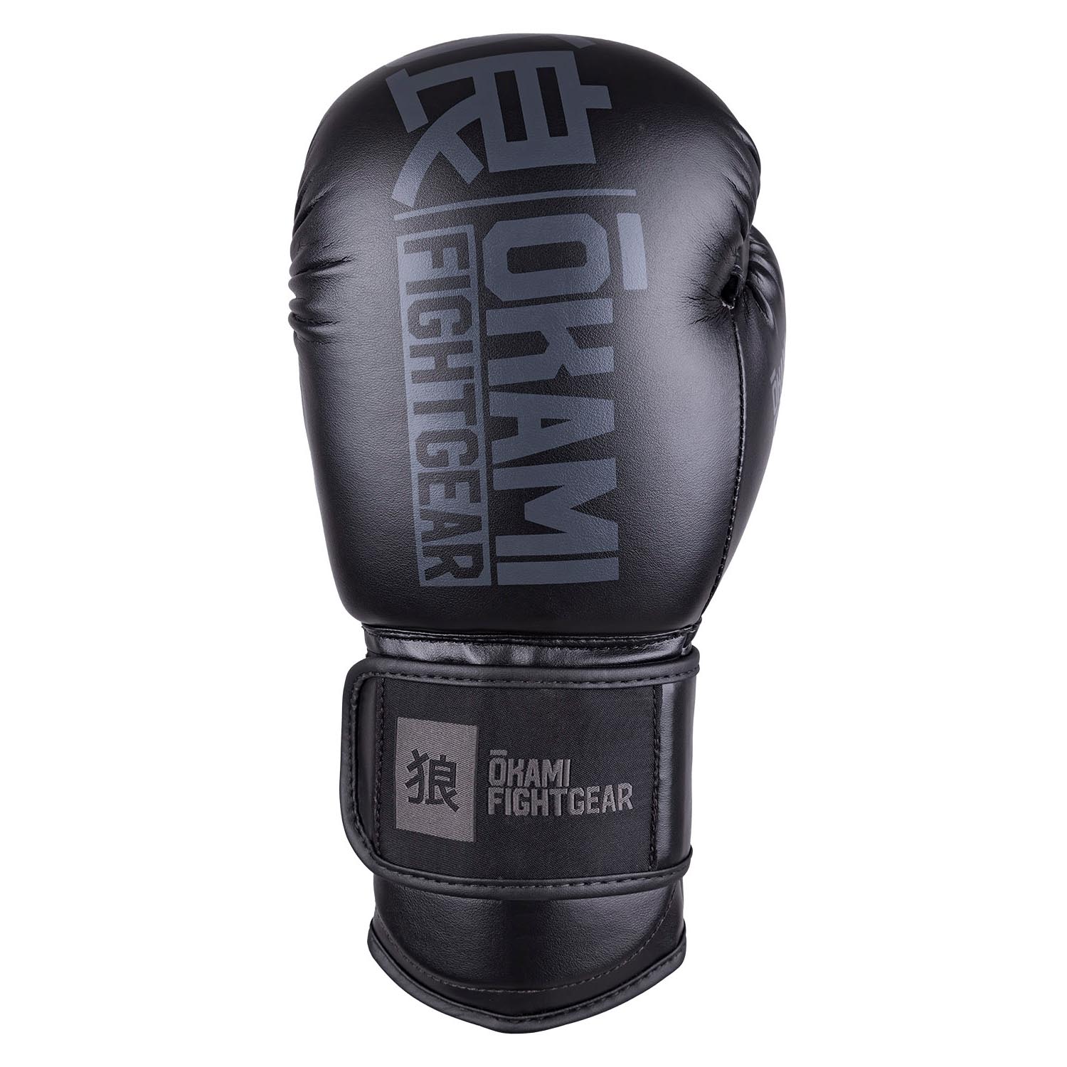 OKAMI Boxing Gloves, Rumble, black-black, 10 Oz