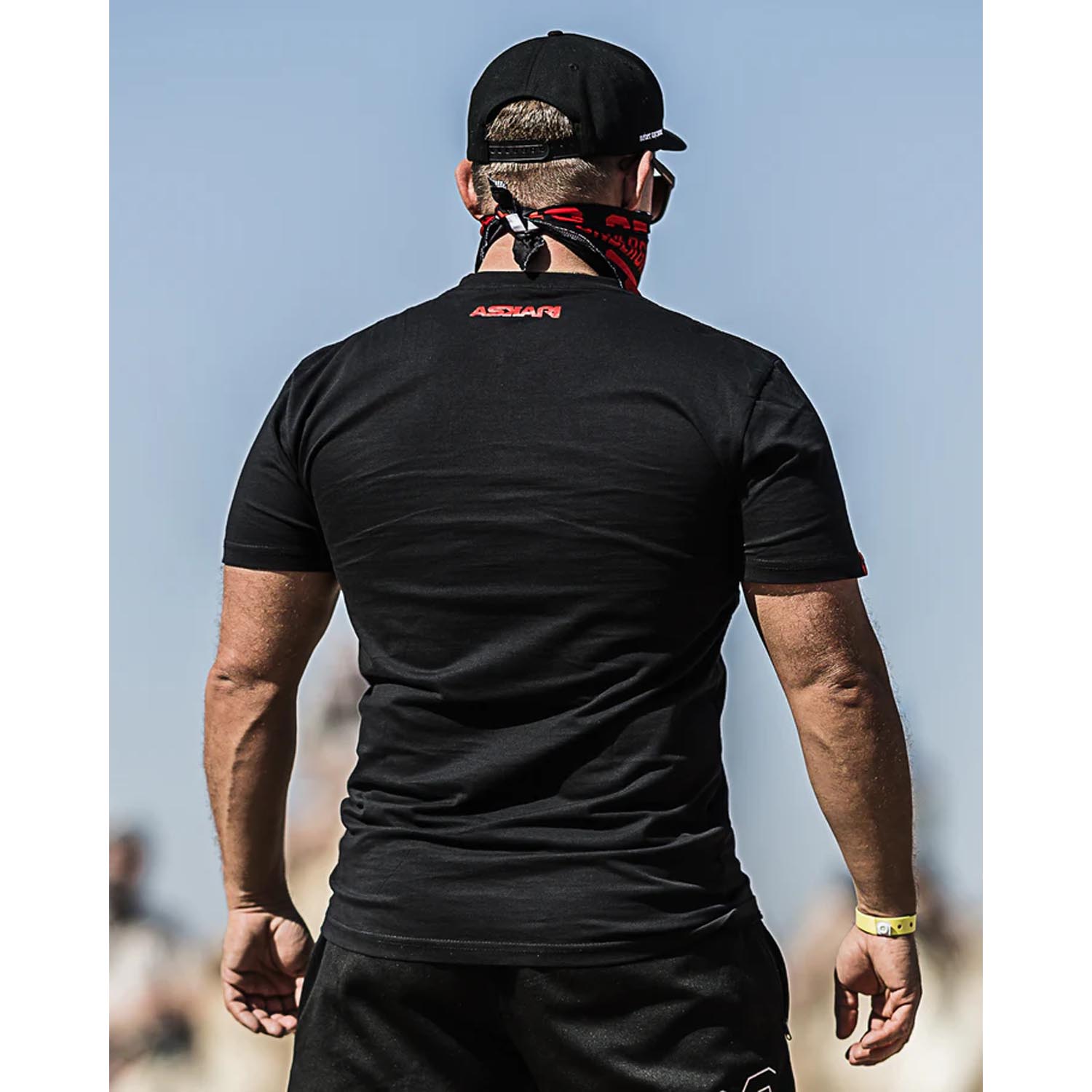 ASKARI T-Shirt, Original, black-red, M