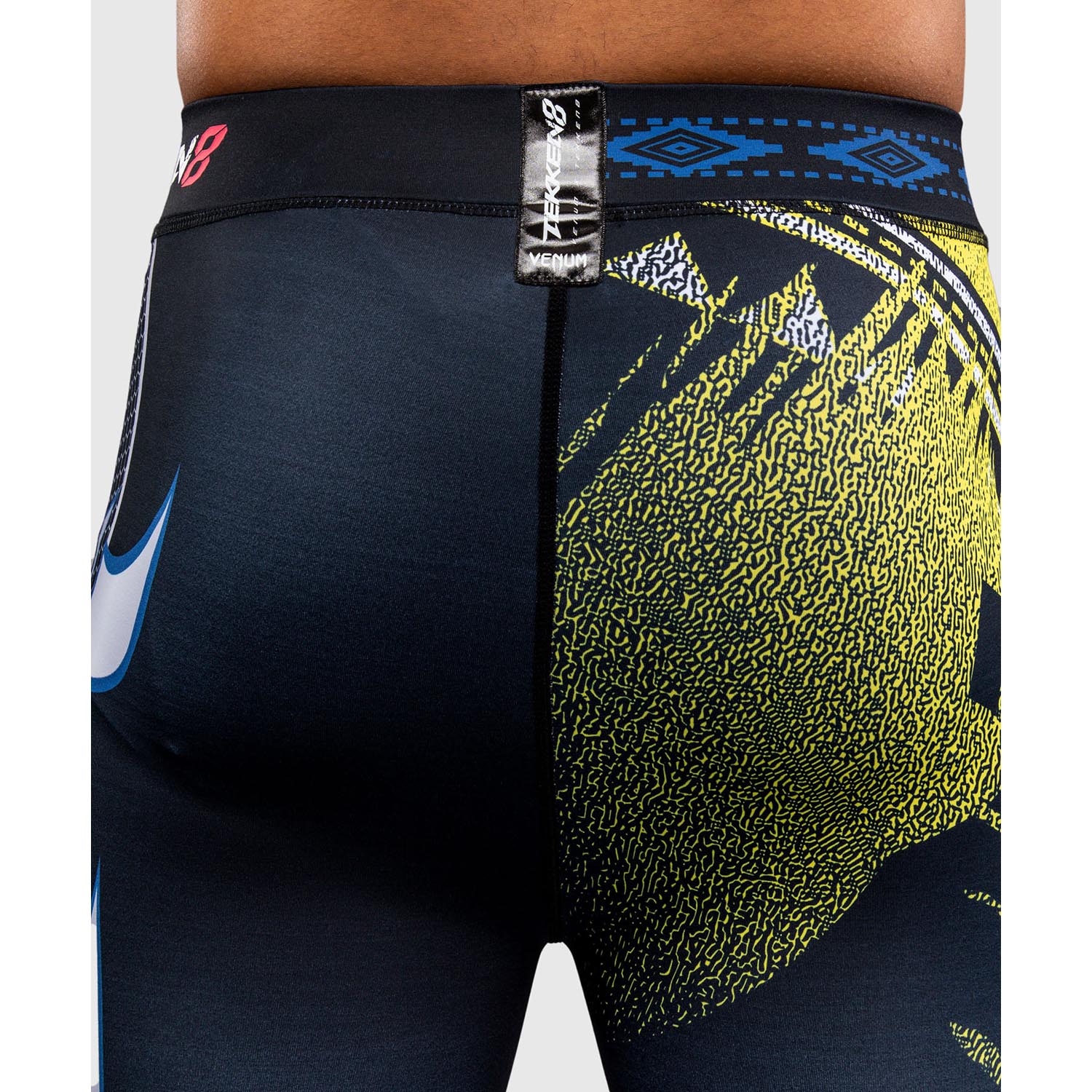 VENUM Compression Pants, Tekken 8, King, black-yellow, XXL