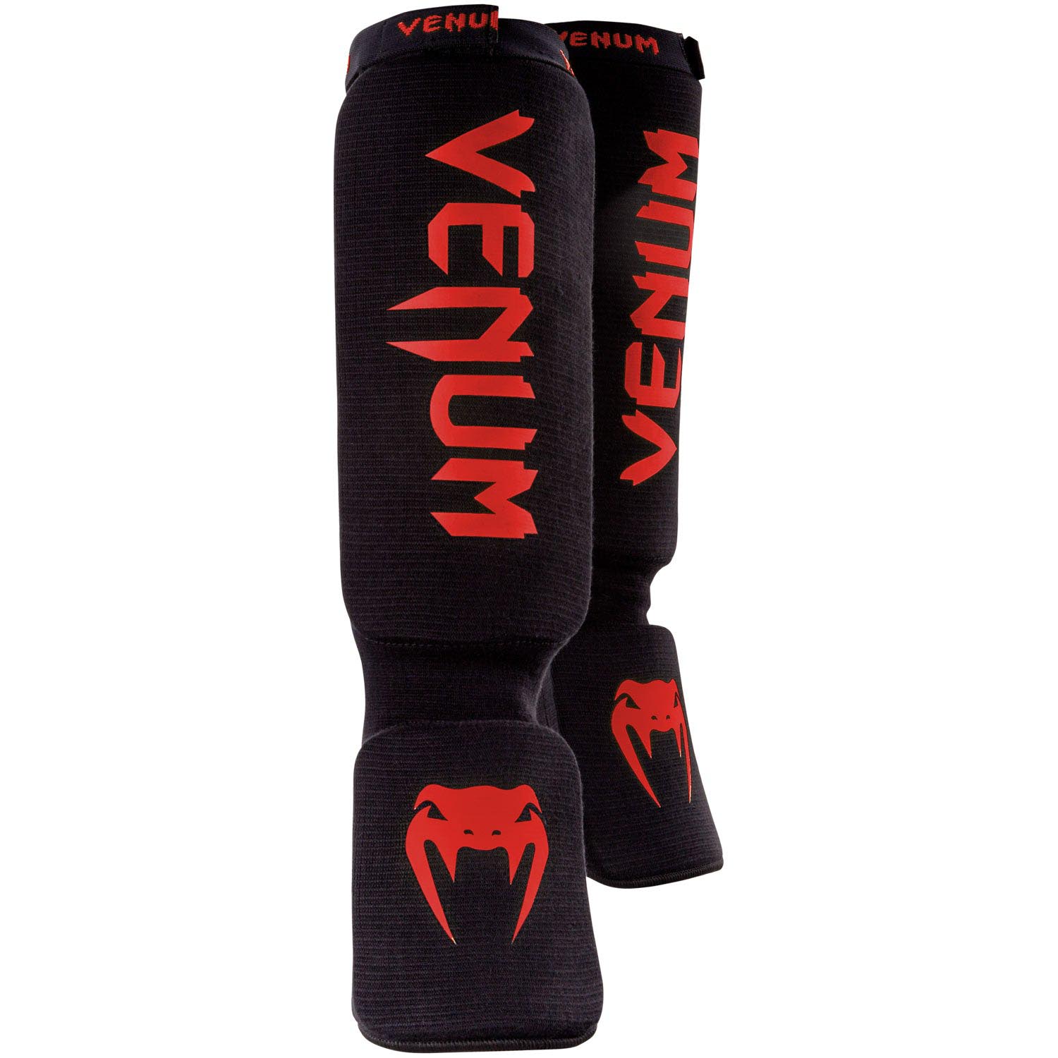 VENUM Schienbeinschoner, Instep Kontact, schwarz-rot, S