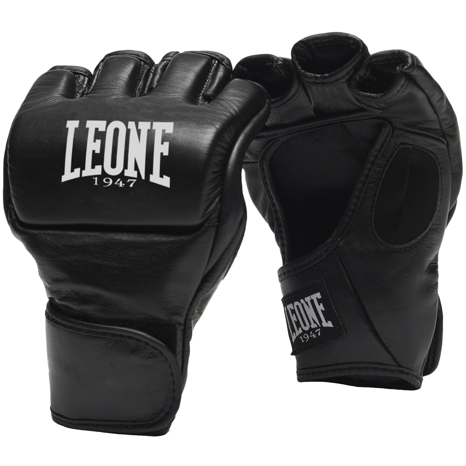 LEONE MMA Boxing Gloves, Contest, GP115, black, M