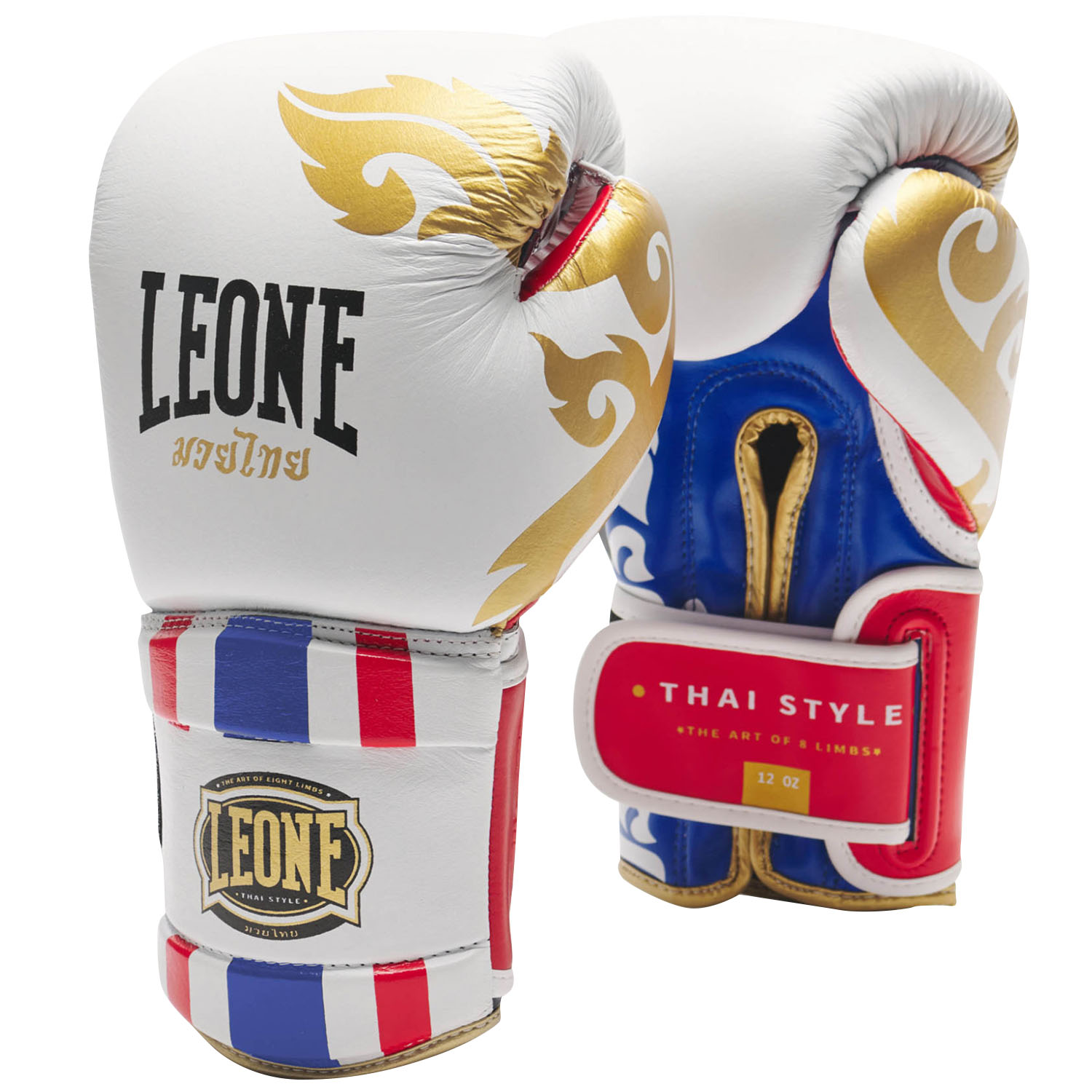 LEONE Boxing Gloves, Thai Style, GN114, 16 Oz