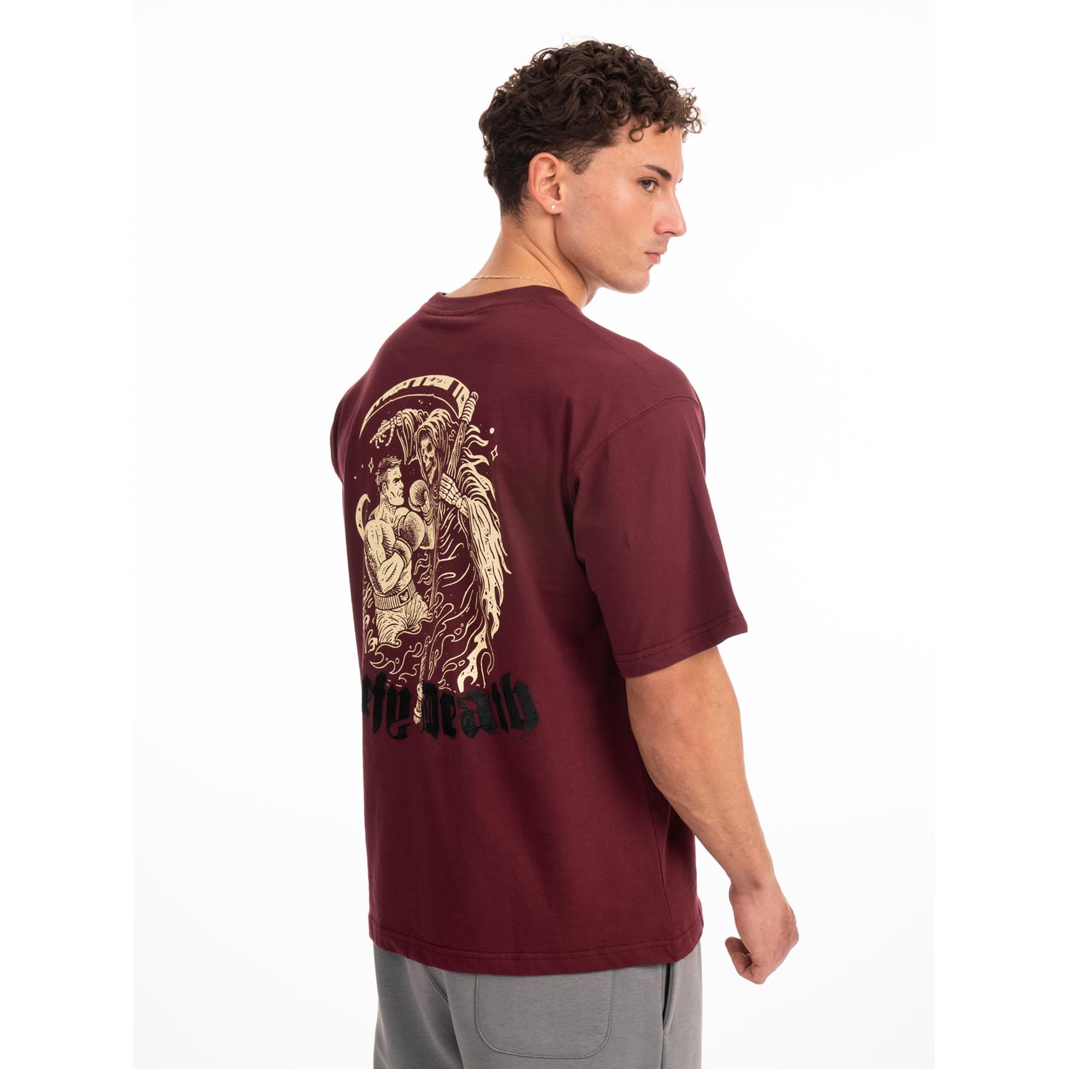 RINGLIFE T-Shirt, Defy Death, dark red, M