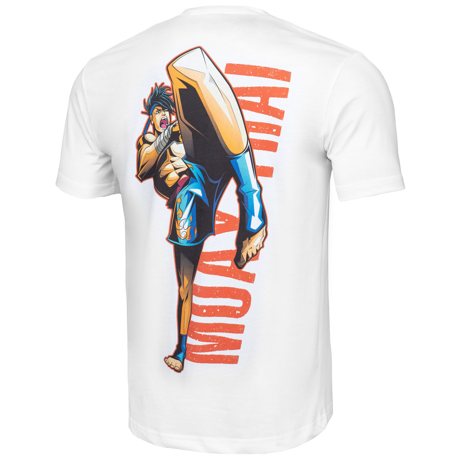 Pit Bull West Coast T-Shirt, Muay Thai Champion, weiß
